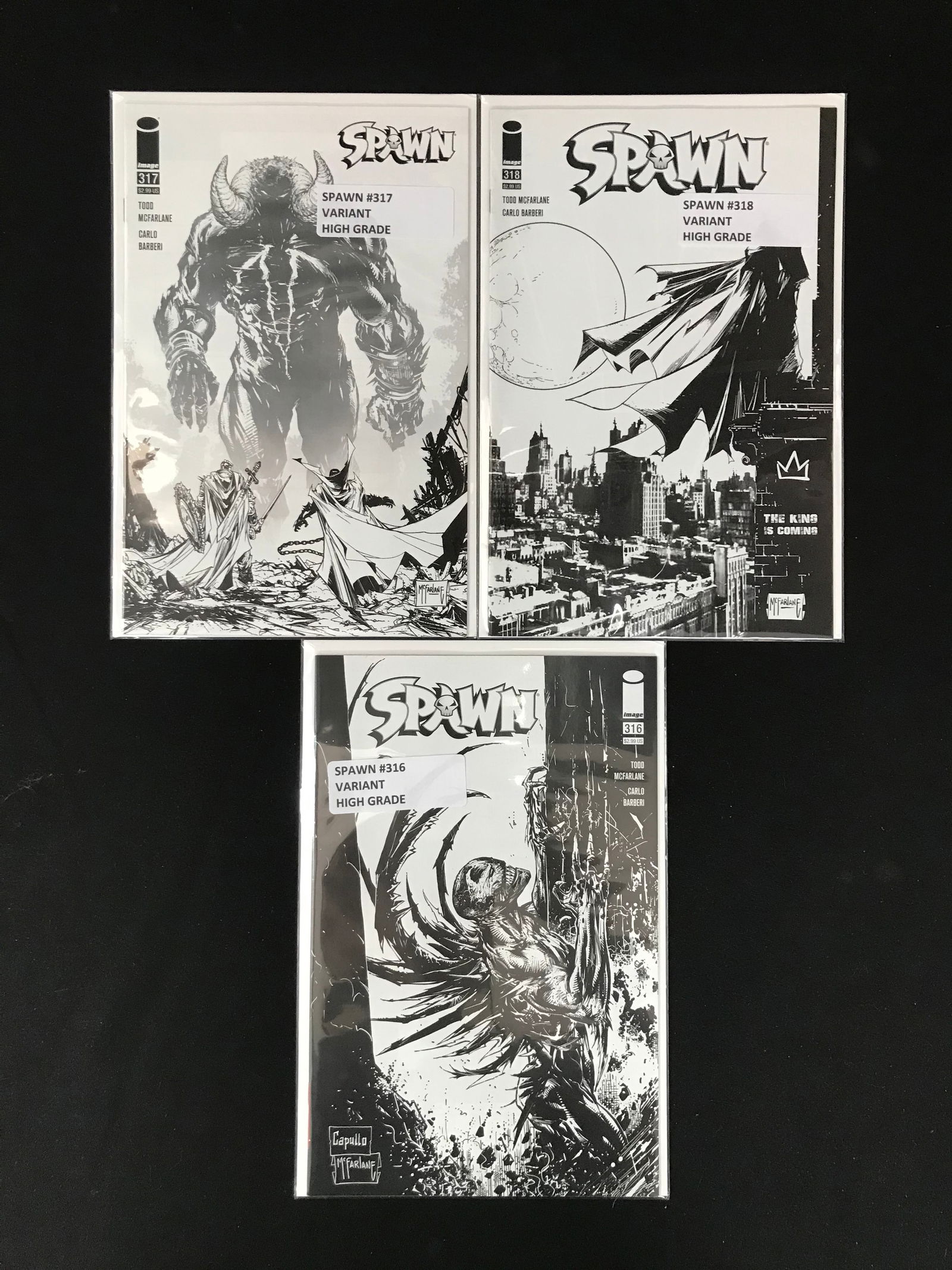 LOT OF 3 SPAWN COMICS (IMAGE COMICS) (1 of 1)