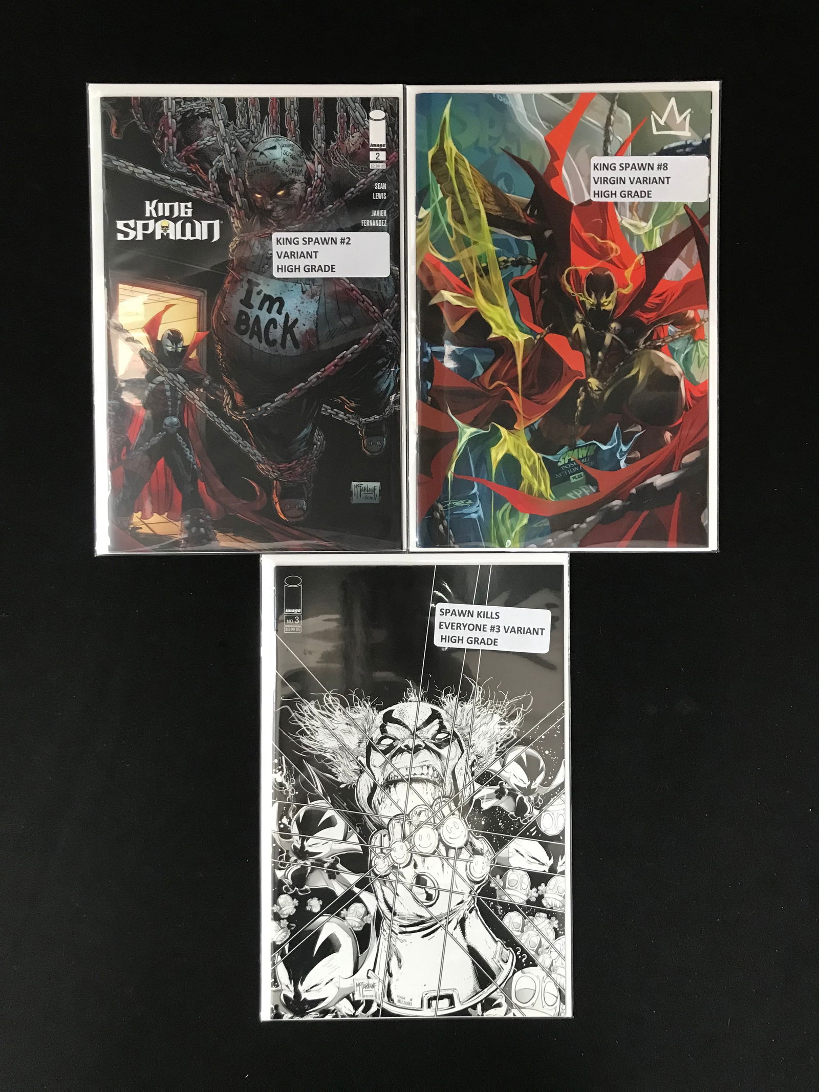 LOT OF 3 SPAWN COMICS (IMAGE COMICS) (1 of 1)