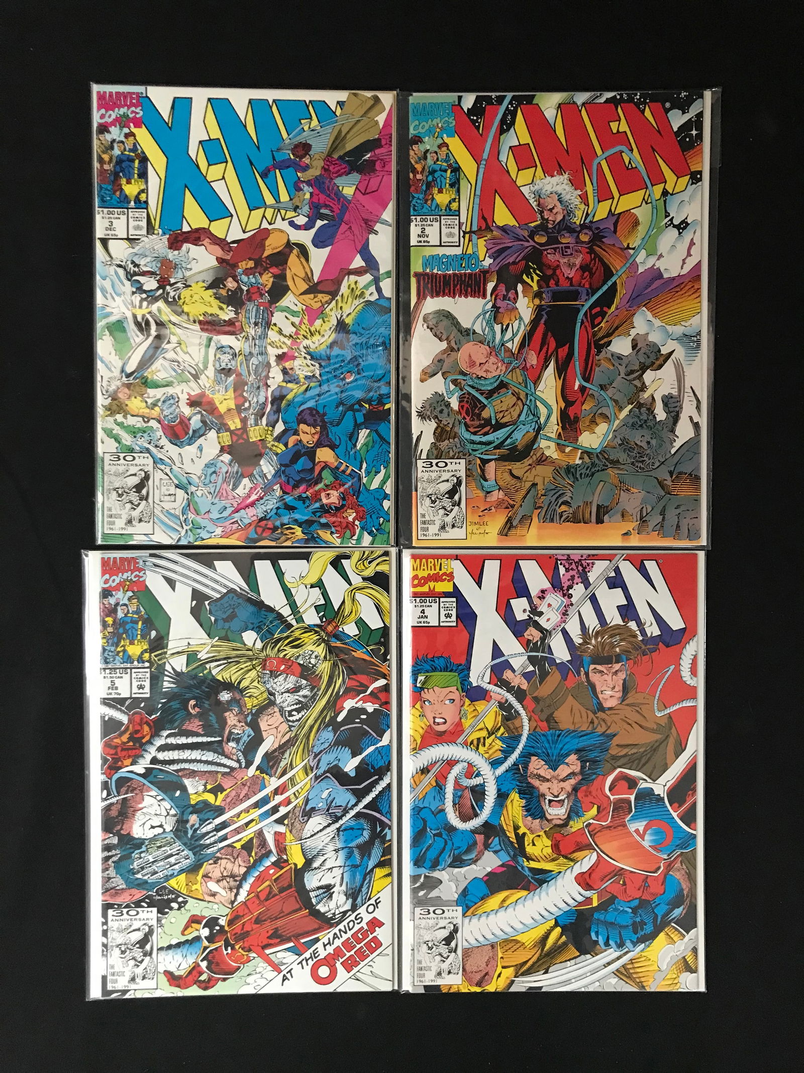 MARVEL COMICS X-MEN COMIC BOOK LOT(1ST OMEGA RED) (1 of 1)