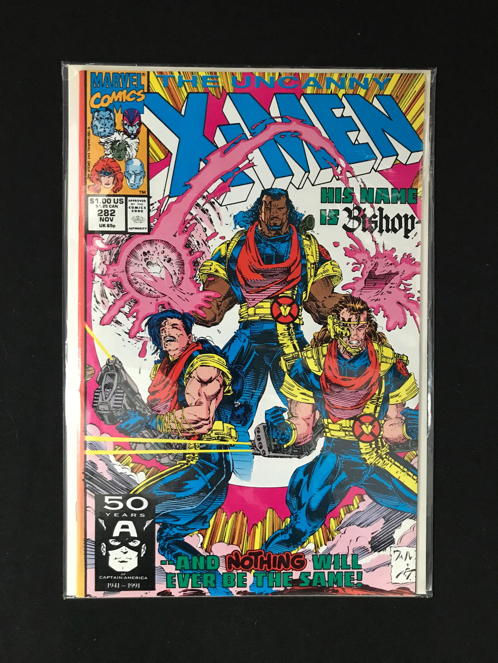 MARVEL COMICS NO.282 THE UNCANNY X-MEN: Prices are in Canadian dollars