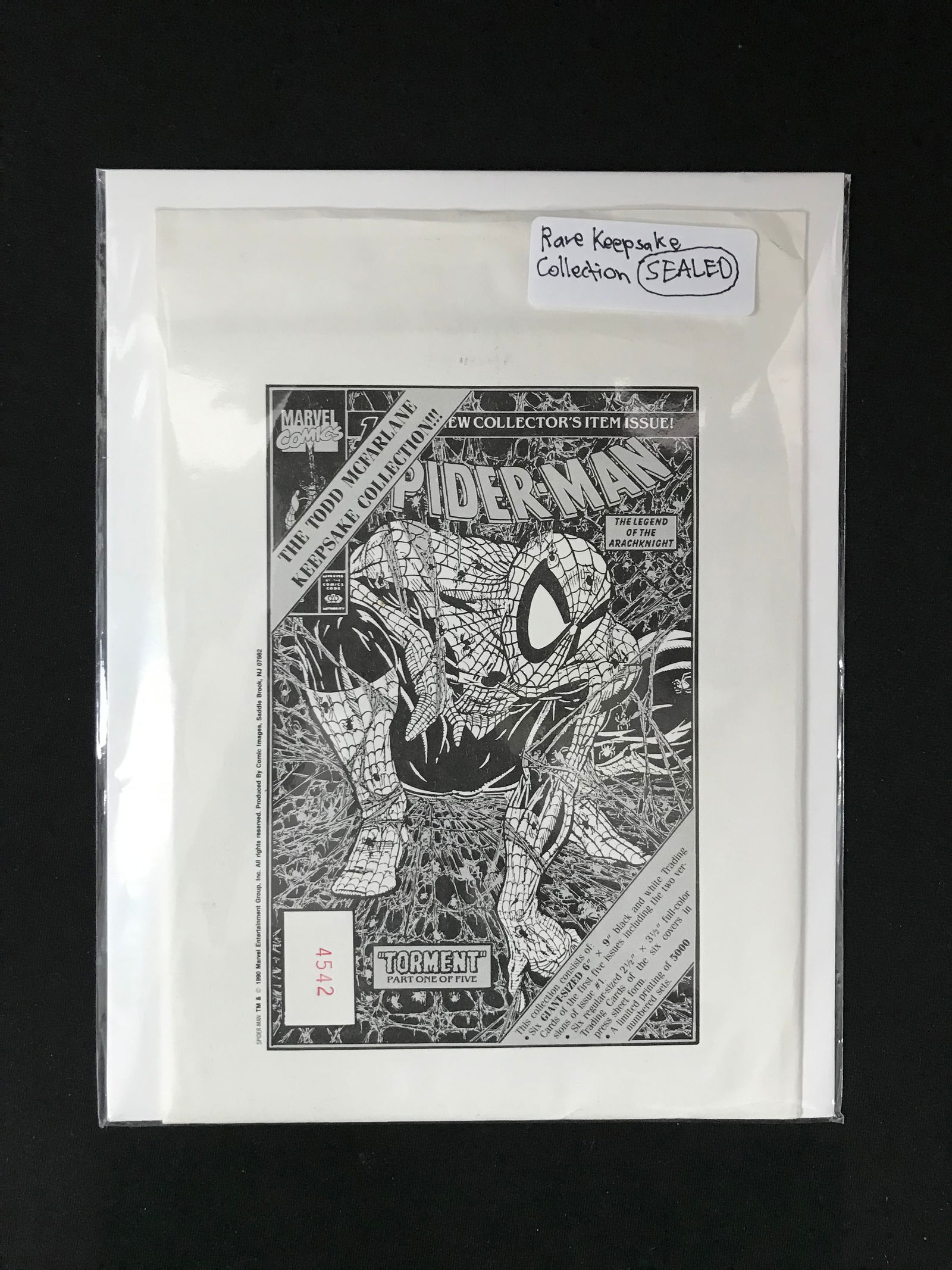MARVEL COMICS PART ONE OF 5 SPIDERMAN SEALED TODD MCFARLANE KEEPSAKE COLLECTION (1 of 1)