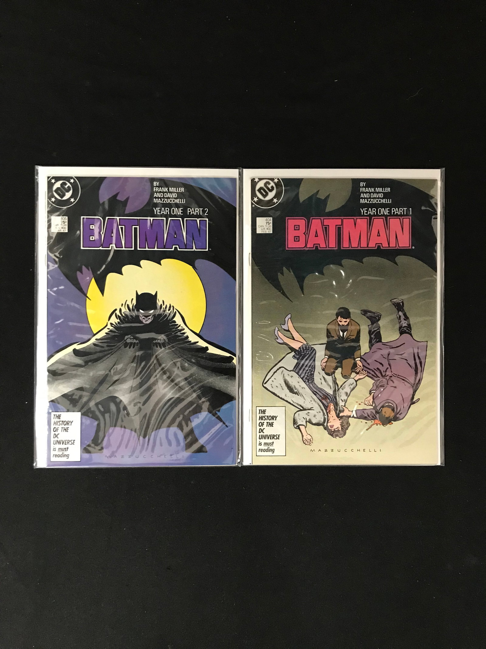 LOT OF 2 BATMAN COMICS (DC COMICS): Prices are in Canadian dollars