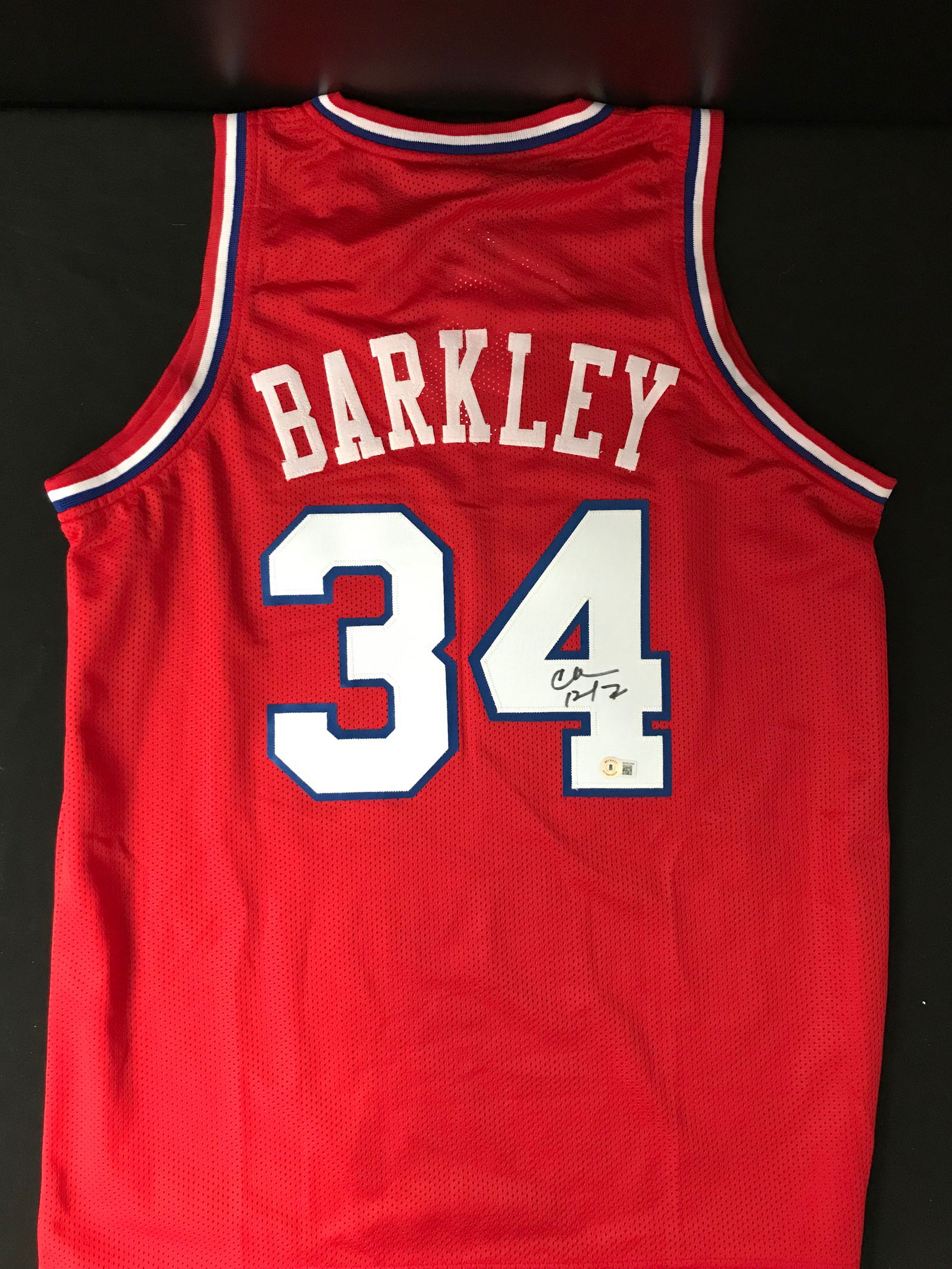 Charles Barkley Signed Philadelphia 76ers Jersey Becket COA (1 of 4)