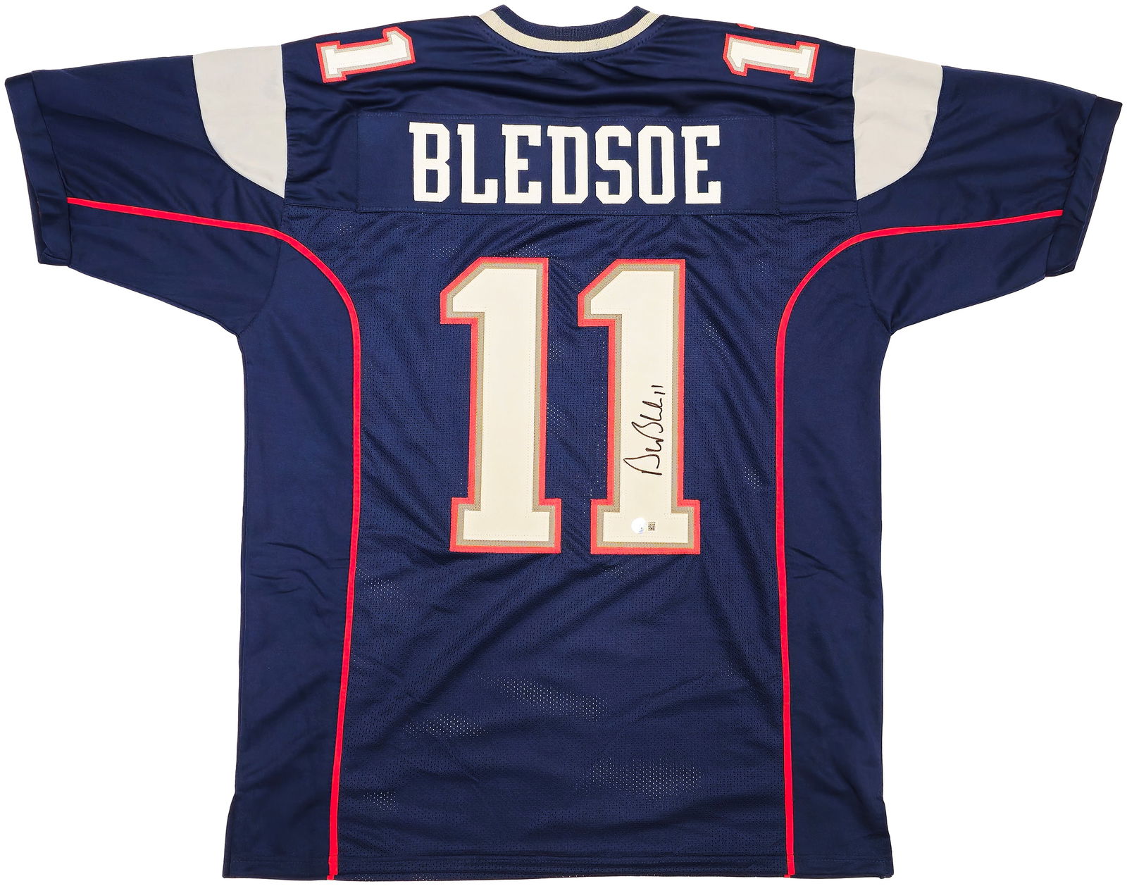 Drew Bledsoe Signed New England Patriots Jersey. Beckett COA (1 of 3)