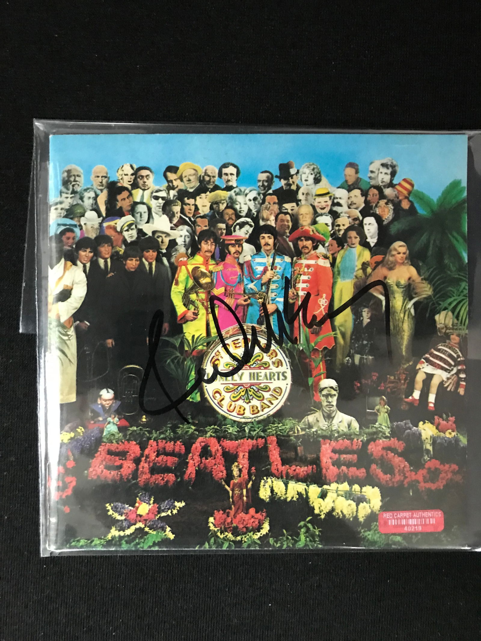 PAUL MCCARTNEY SIGNED BEATLES CD COVER (RED CARPET COA) (1 of 2)