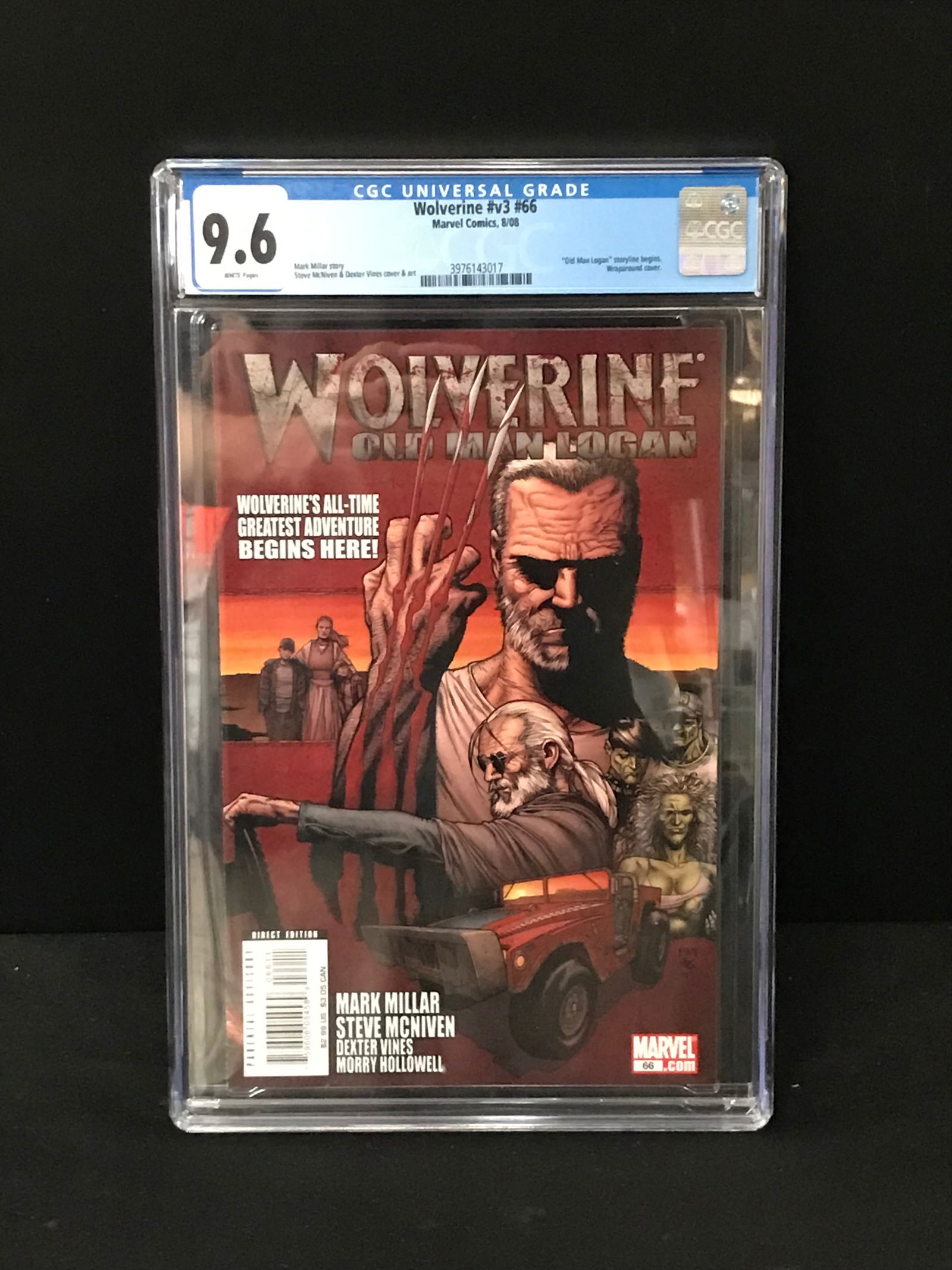 MARVEL COMICS NO.66 WOLVERINE CGC GRADED (1 of 1)