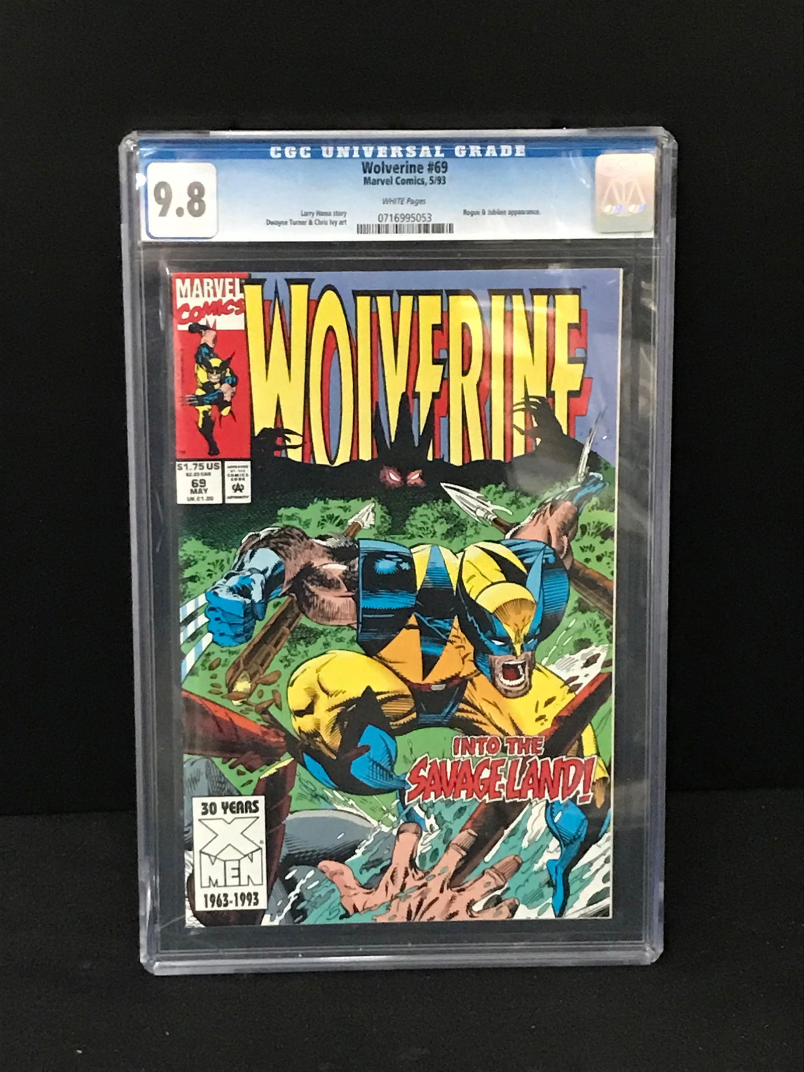MARVEL COMICS NO.69 WOLVERINE CGC GRADED 9.8 (1 of 1)
