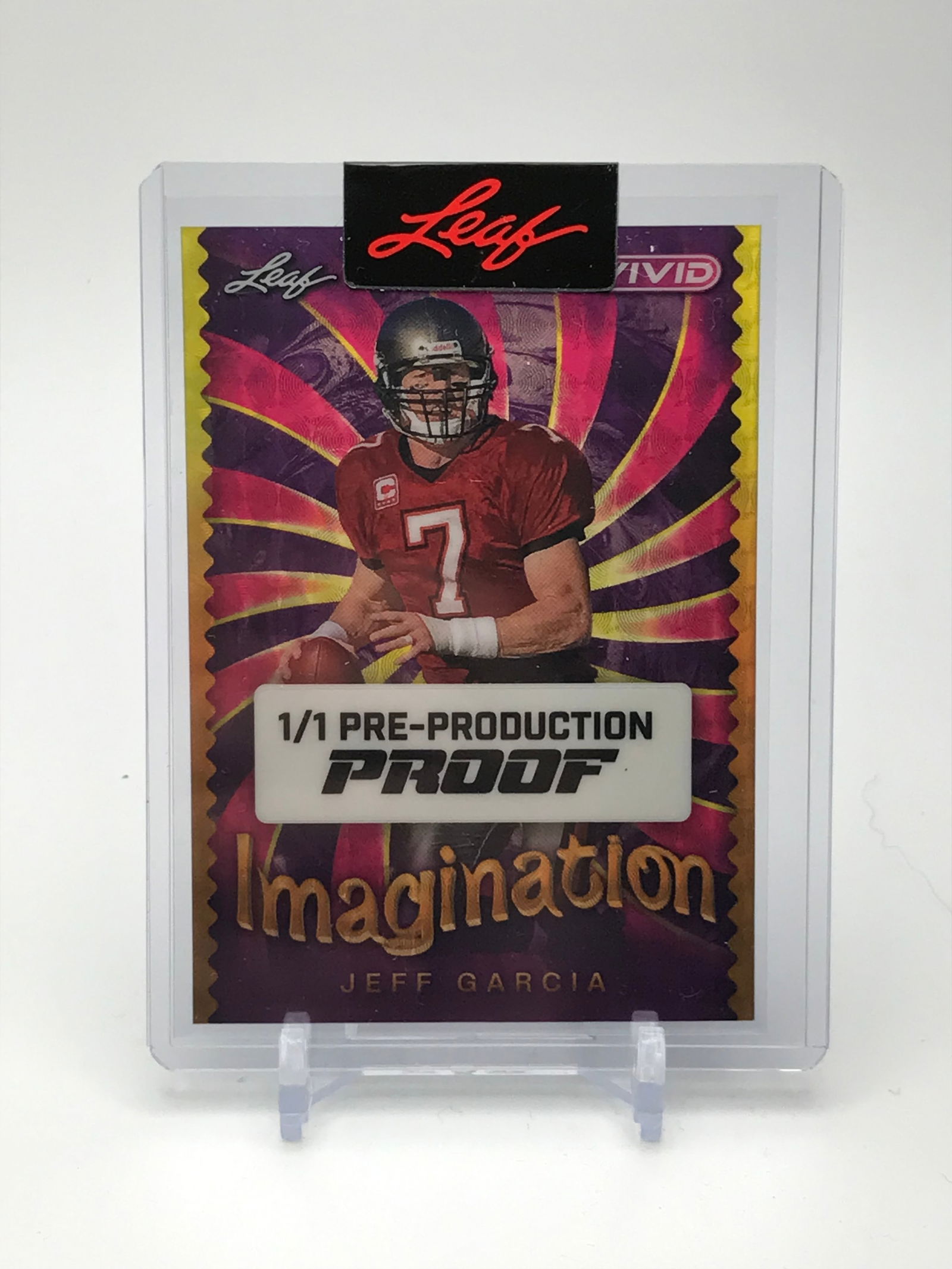 LEAF VIVID IMAGINATION JEFF GARCIA 1/1 PRE PRODUCTION PROOF (1 of 2)
