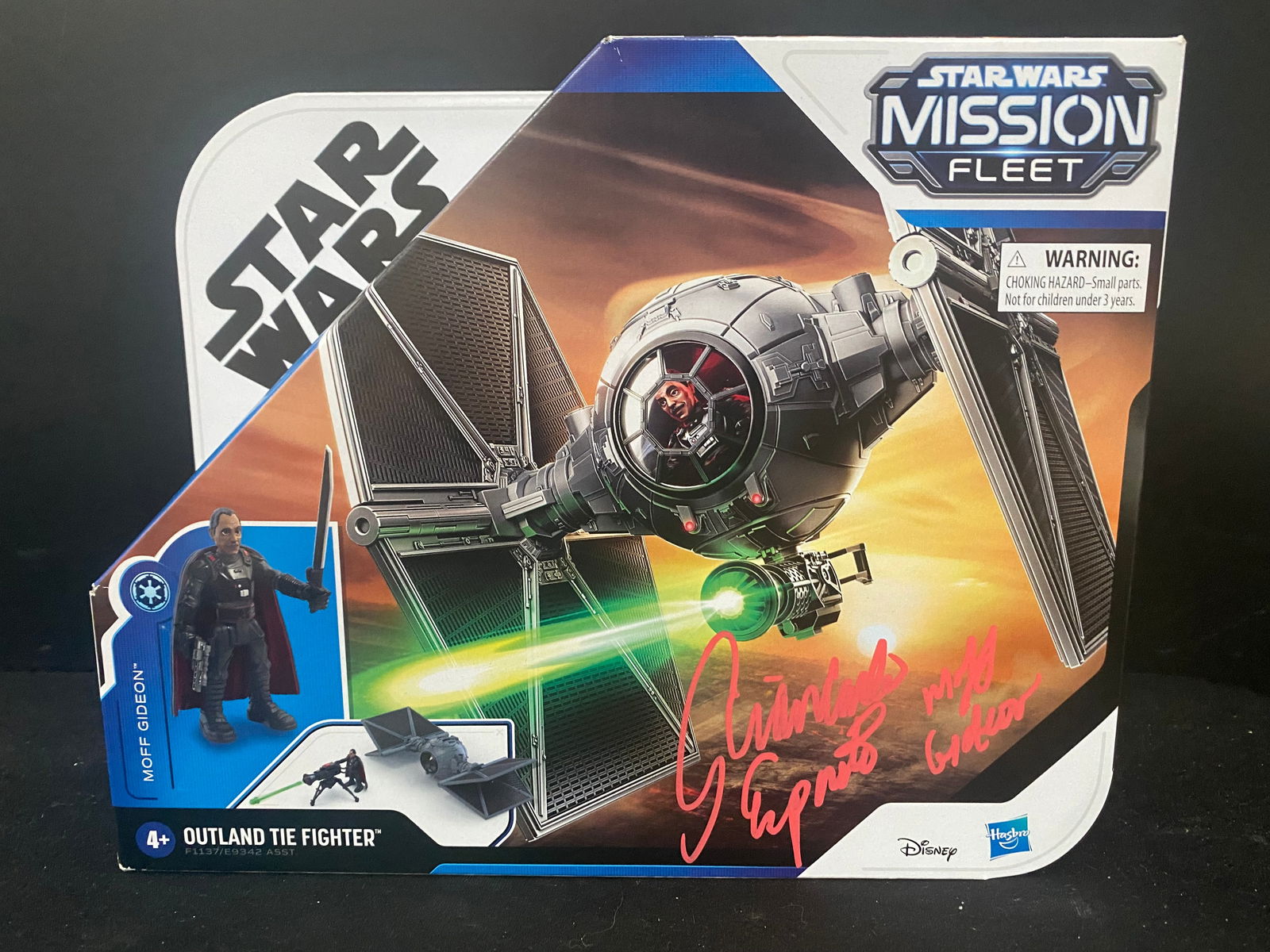 BRAND NEW IN BOX - UNOPENED. GIANCARLO ESPOSITO SIGNED OUTLAND TIE FIGHTER  (WWOC COA) (1 of 1)