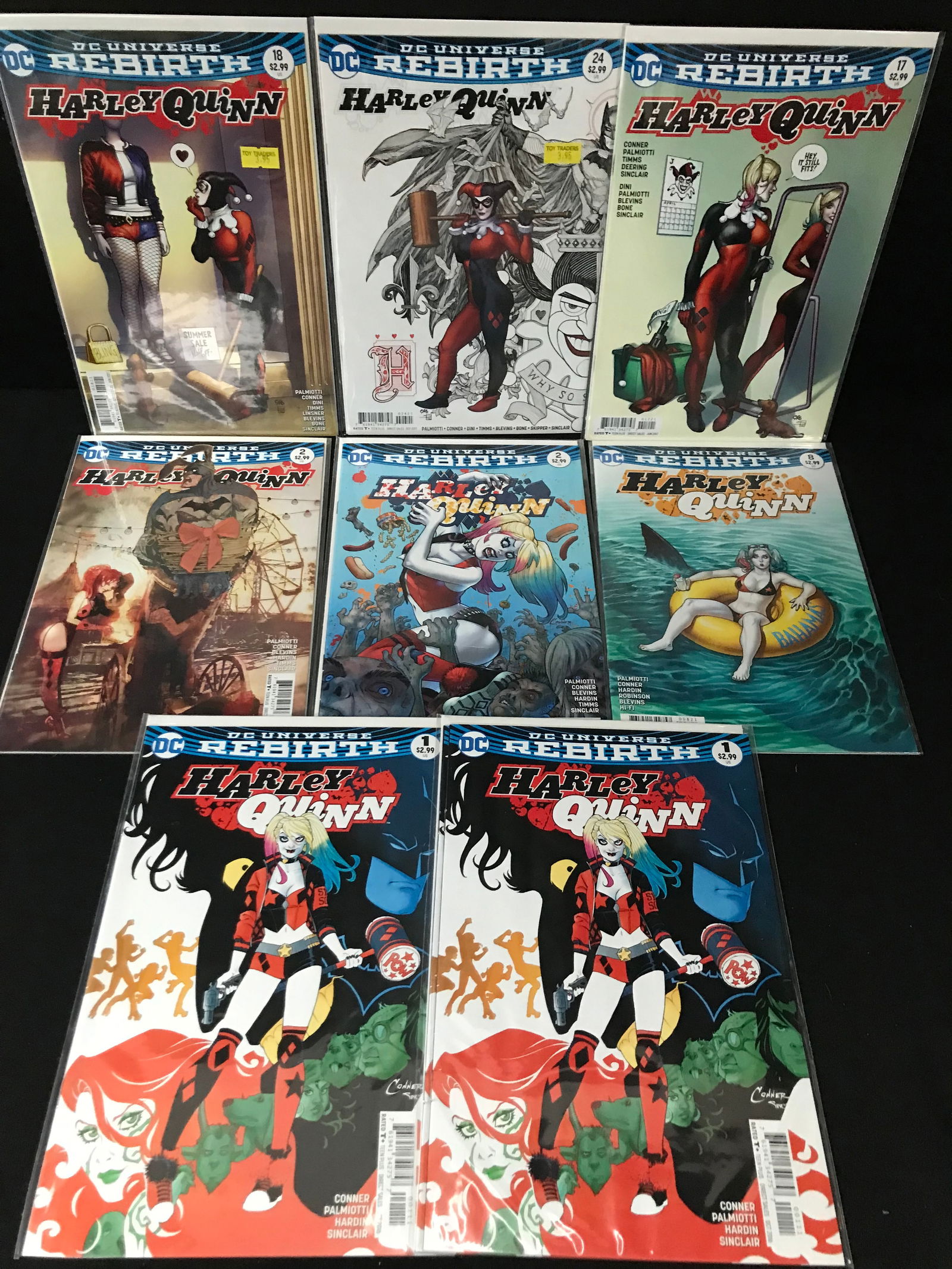 LOT OF 8 HARLEY QUINN COMICS (DC COMICS) (1 of 1)