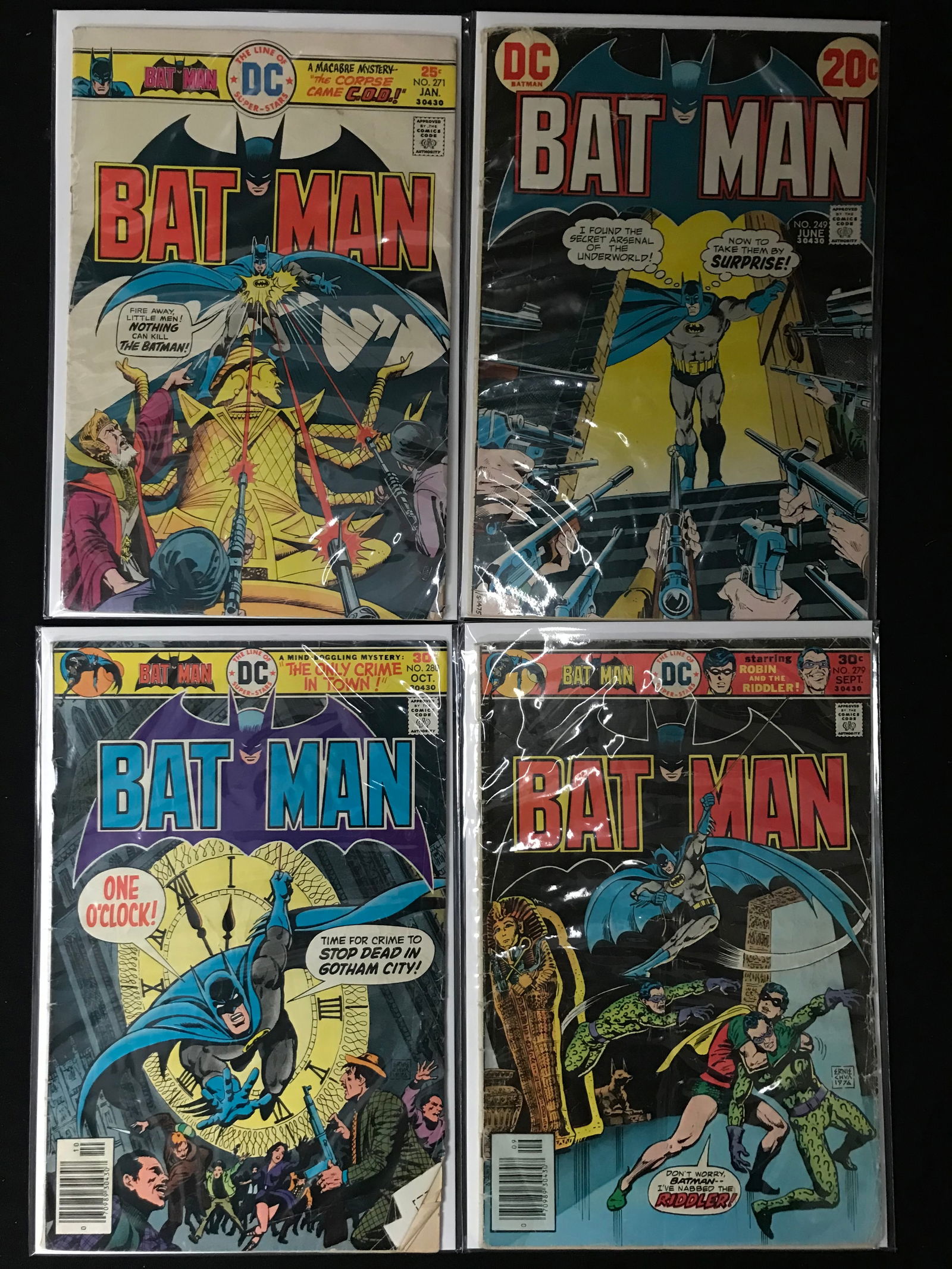 LOT OF 4 BATMAN COMICS (DC COMICS) (1 of 1)