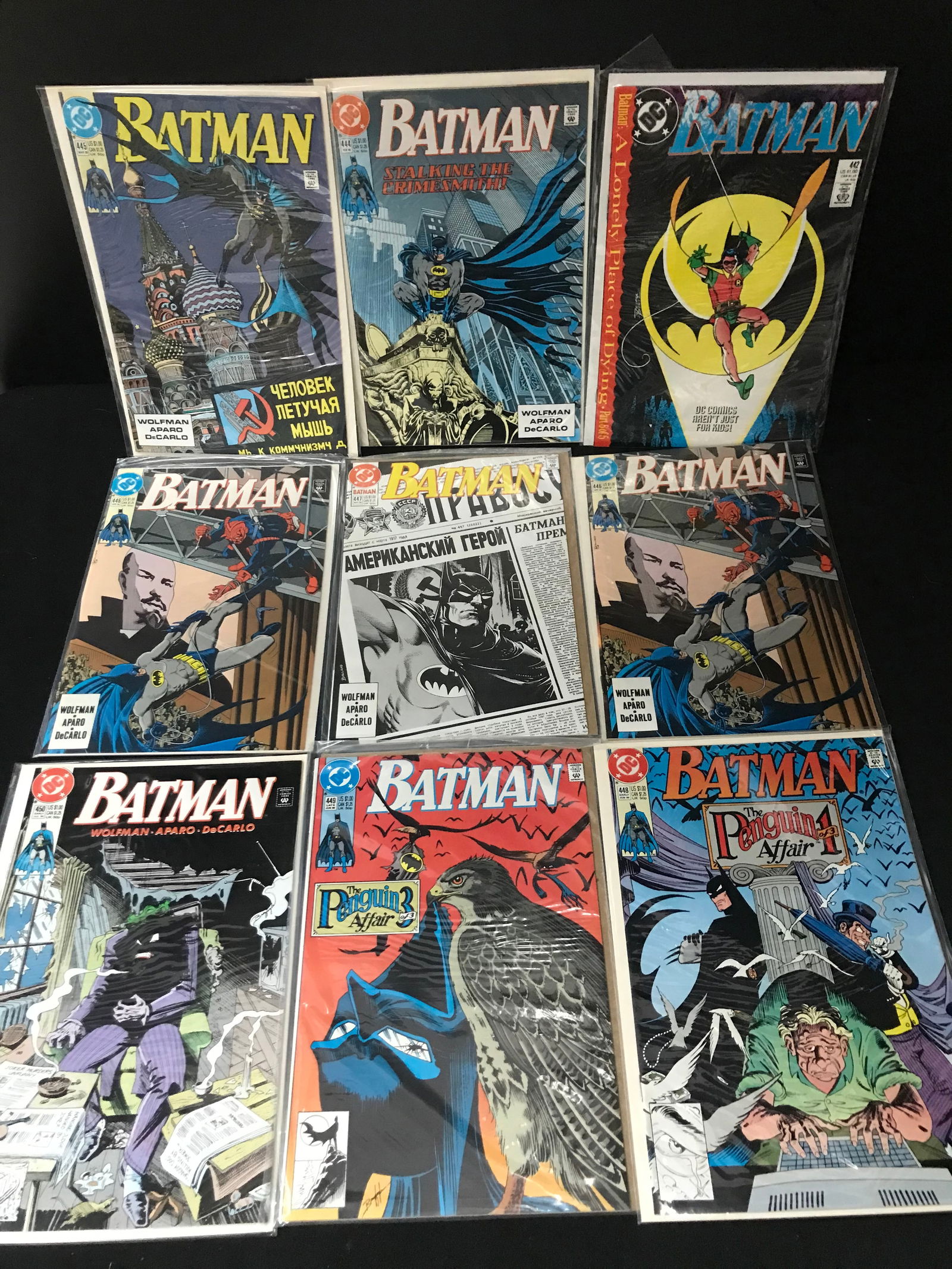 LOT OF 9 BATMAN COMICS (DC COMICS) (1 of 1)