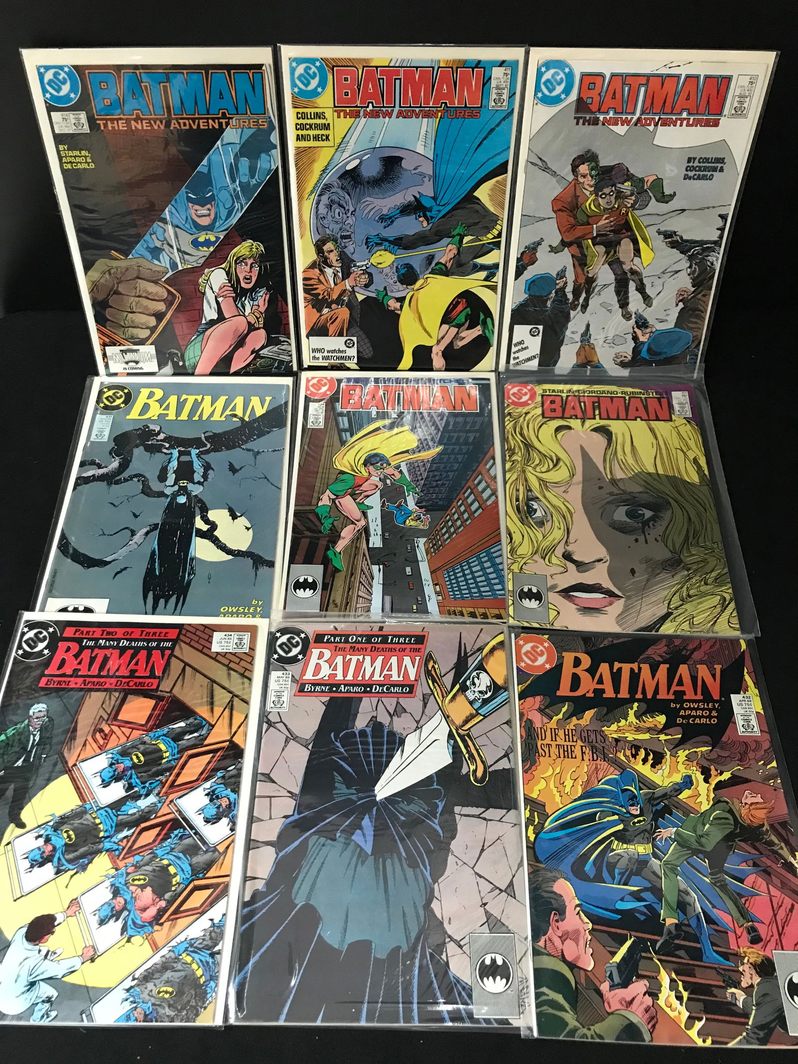 LOT OF 9 BATMAN COMICS (DC COMICS) (1 of 1)