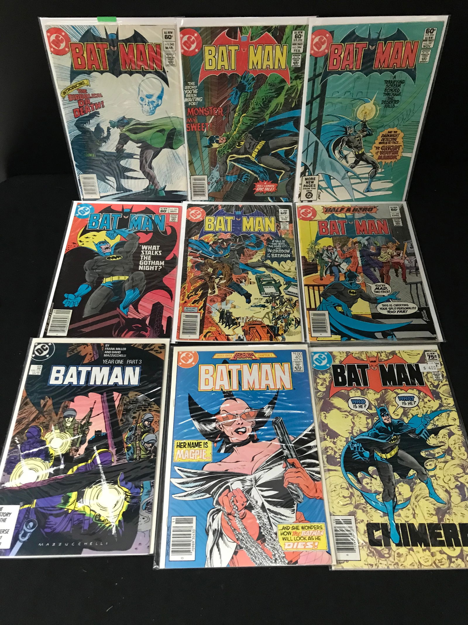 LOT OF 9 BATMAN COMICS (DC COMICS) (1 of 1)