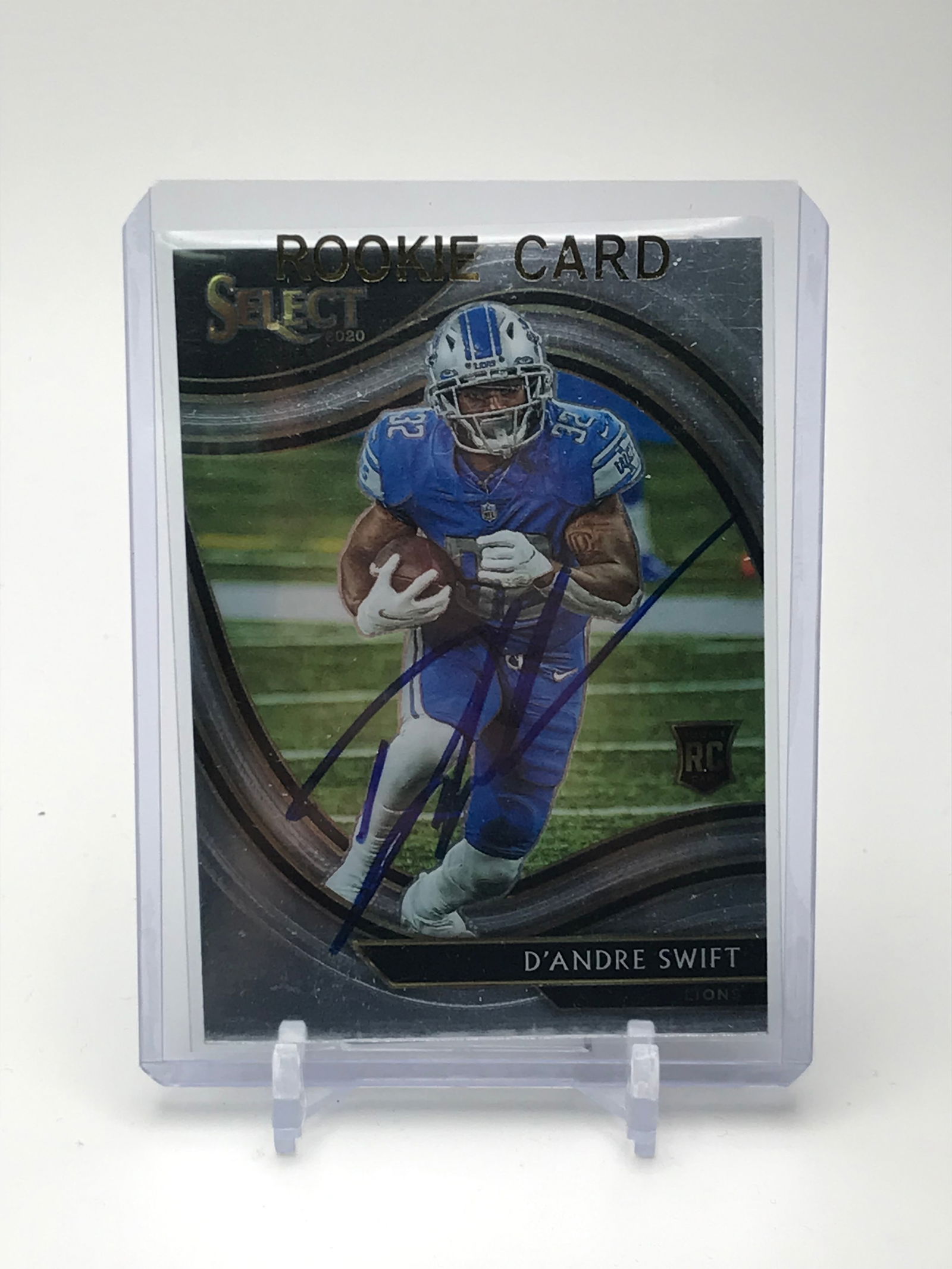 D'ANDRE SWIFT SIGNED ROOKIE CARD RED CARPET COA (1 of 2)