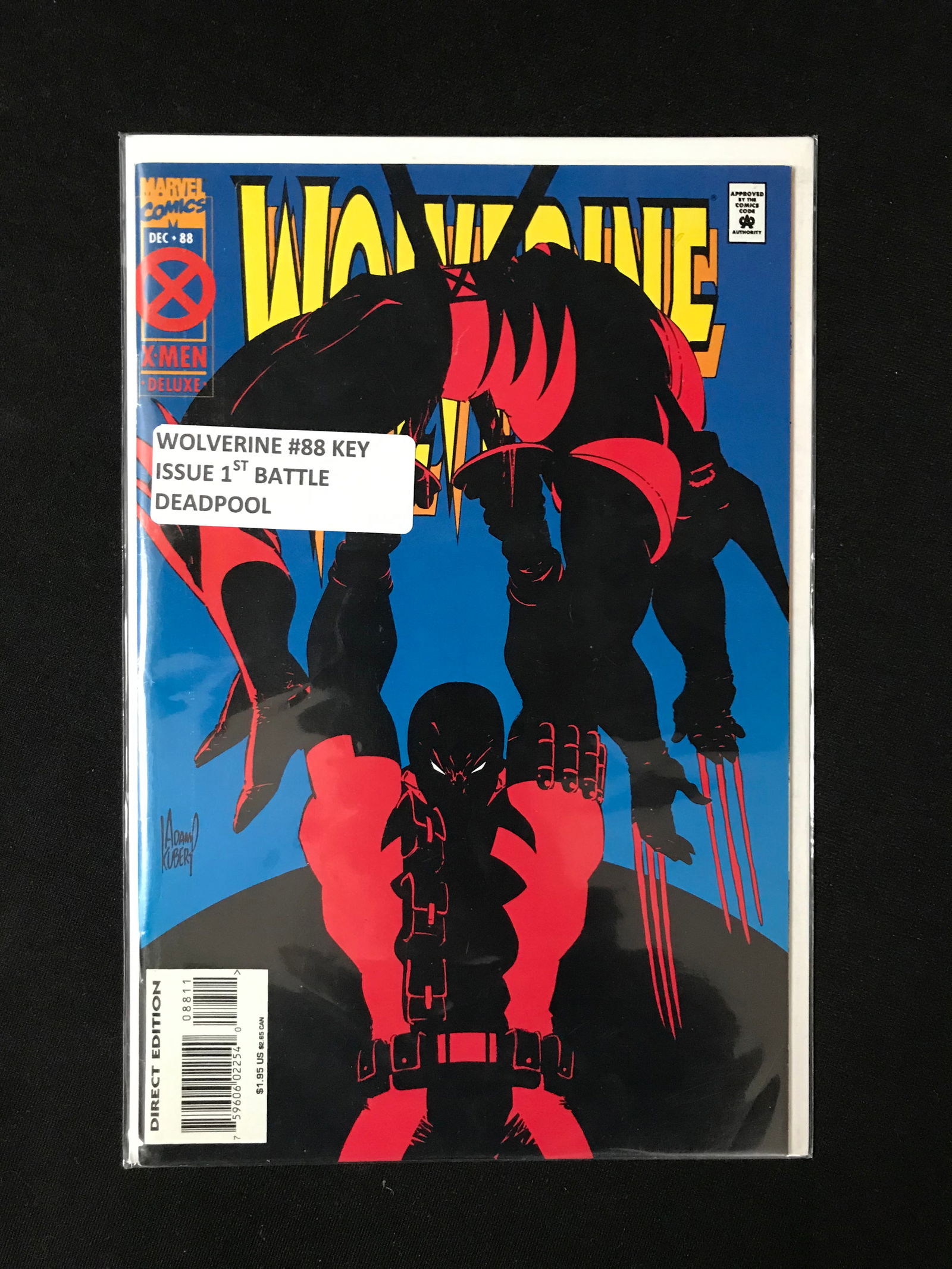 MARVEL COMICS WOLVERINE NO.88 (1ST DEADPOOL BATTLE) (1 of 1)