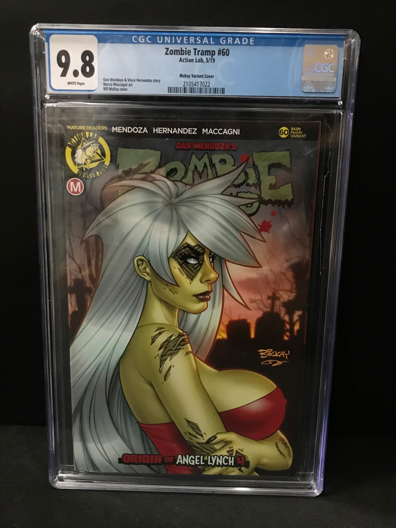ZOMBIE TRAMP #60 (ACTION LAB COMICS) CGC 9.8 (1 of 1)