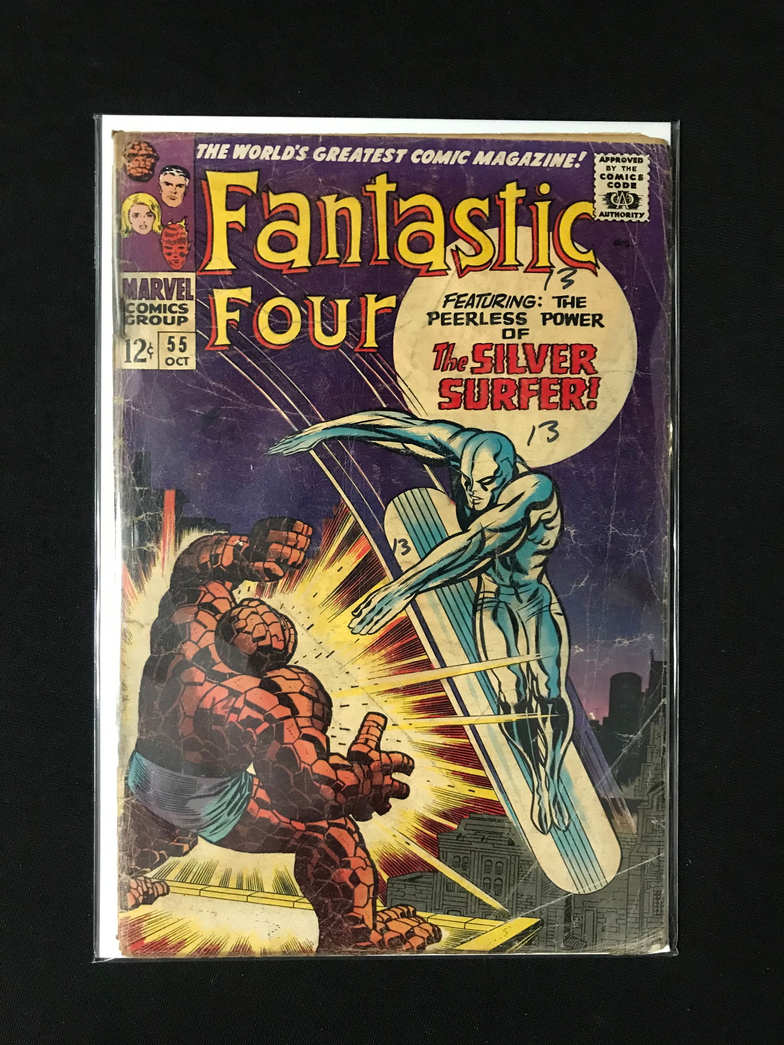 THE FANASTIC FOUR #55 (MARVEL COMICS) (1 of 1)