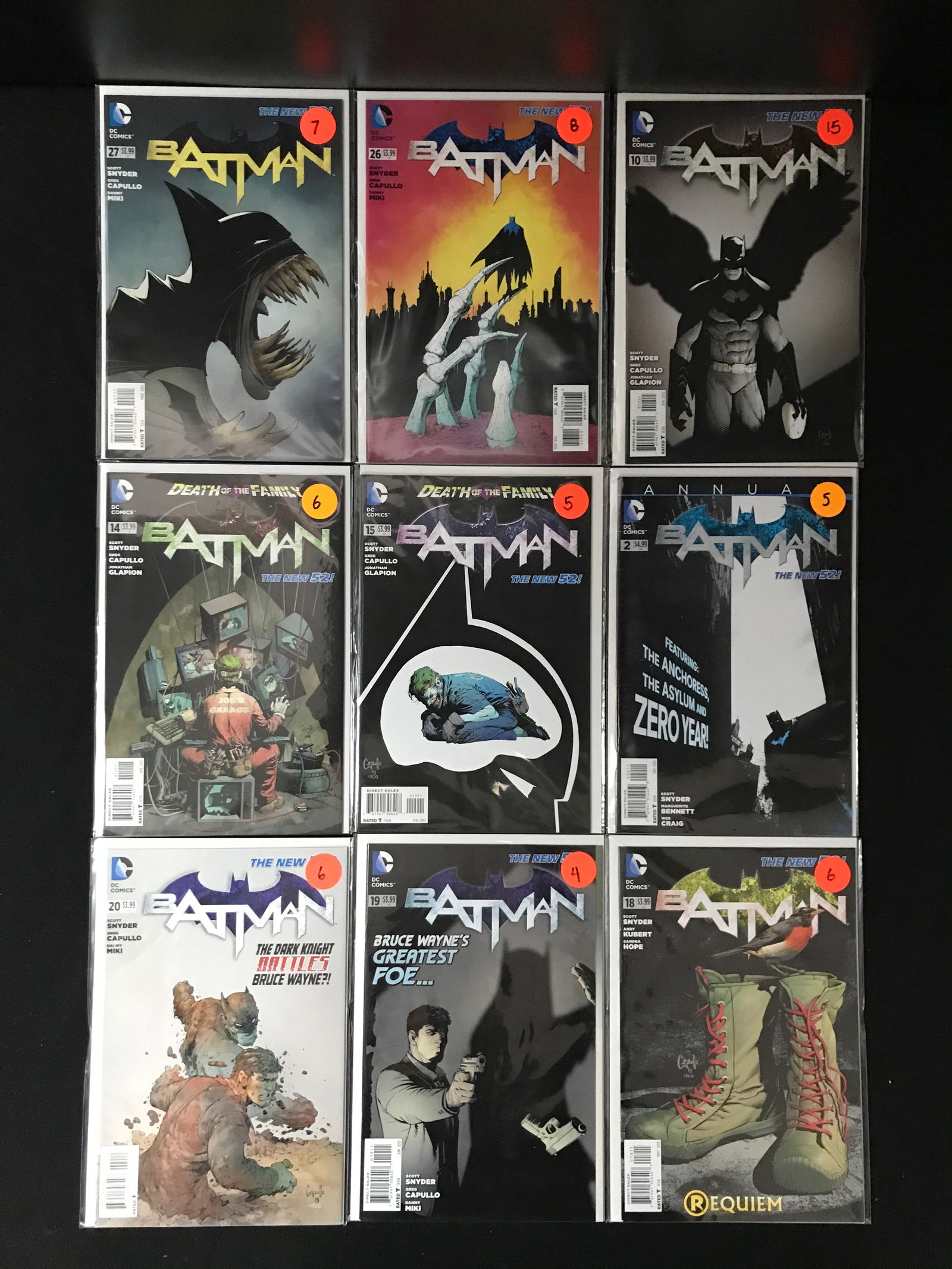 LOT OF 9 BATMAN COMICS (DC COMICS) (1 of 1)
