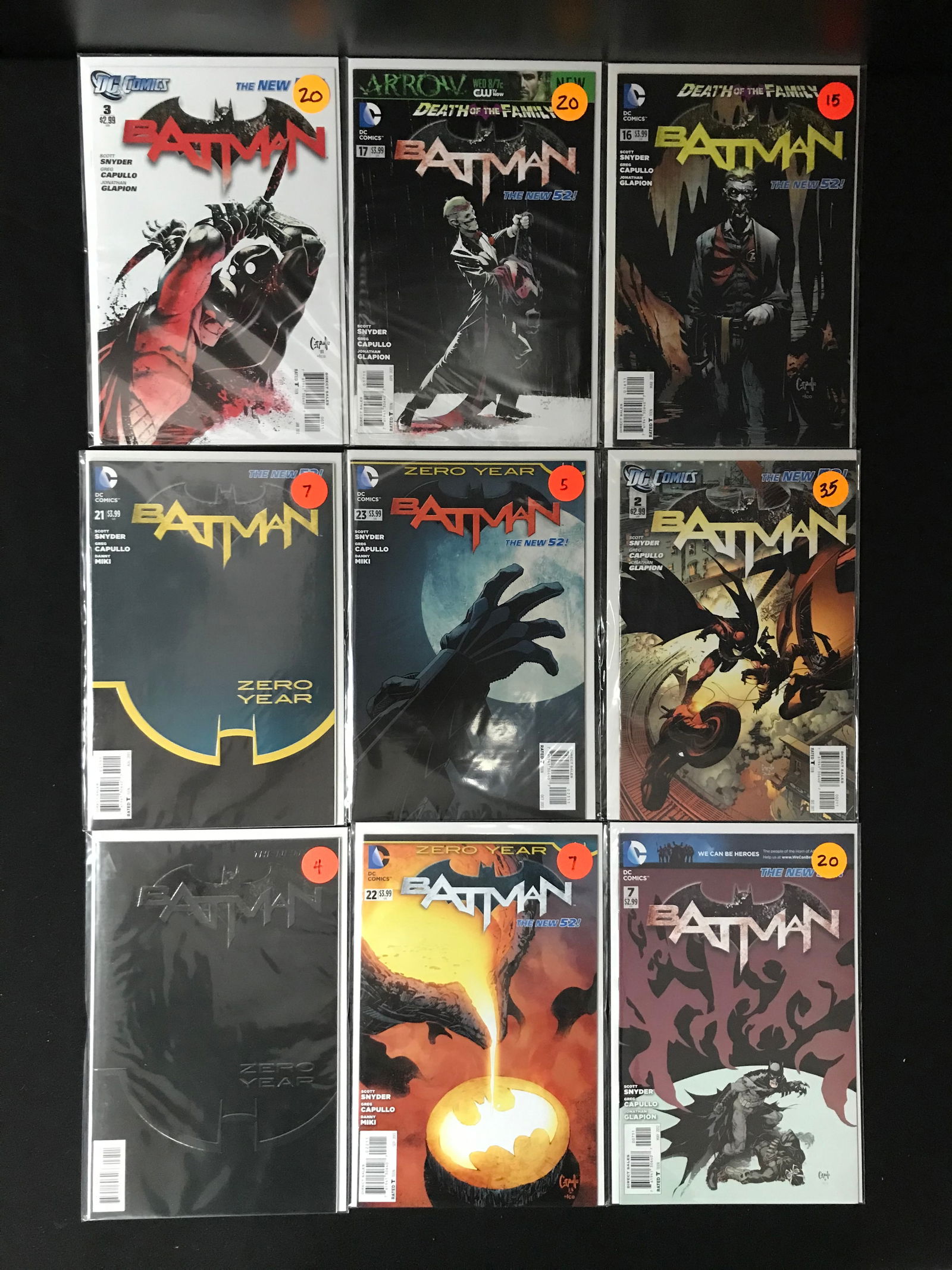 LOT OF 9 BATMAN COMICS (DC COMICS) (1 of 1)
