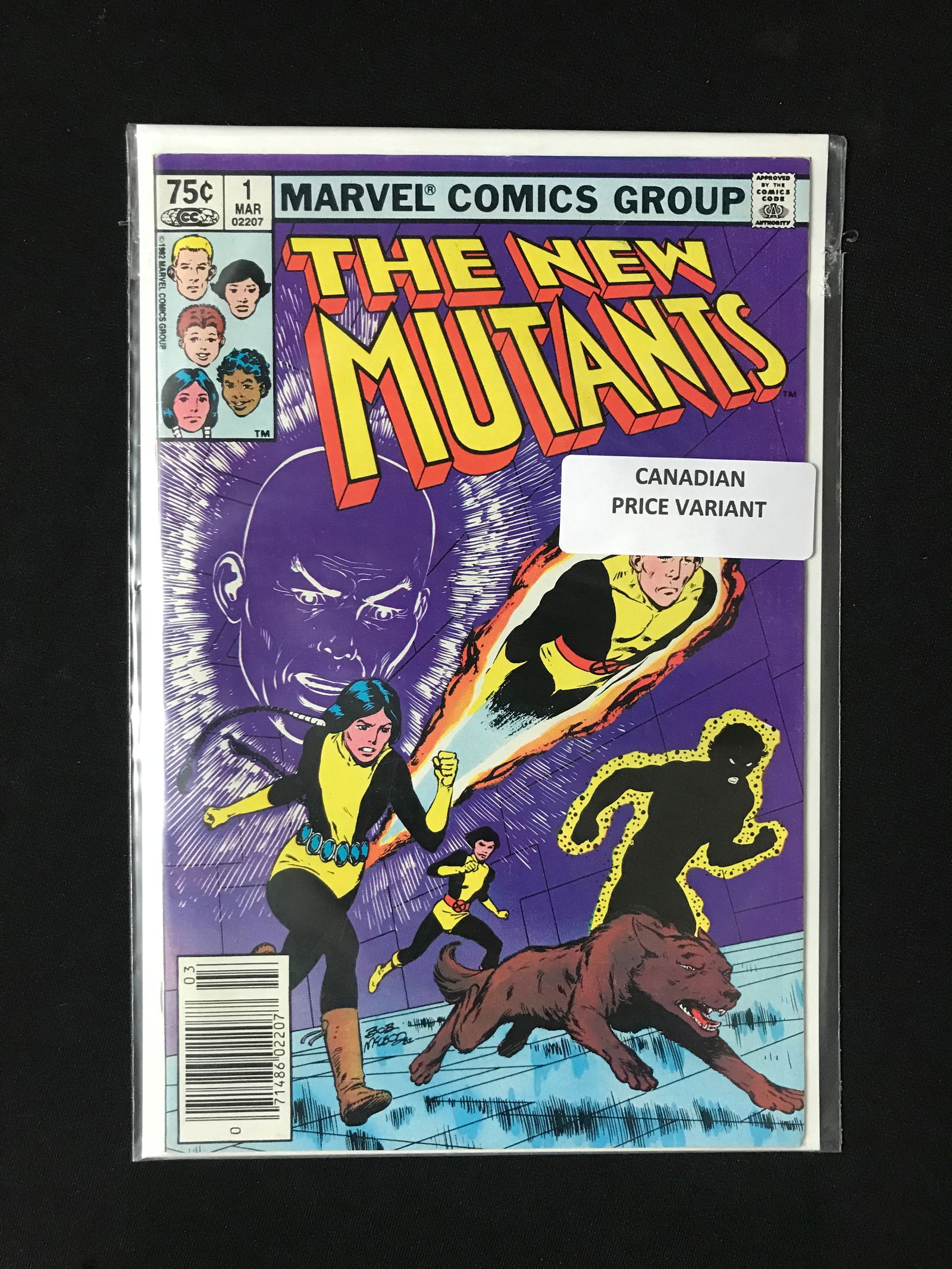 THE NEW MUTANTS #1 CANADIAN PRICE VARIANT (MARVEL COMICS) (1 of 1)