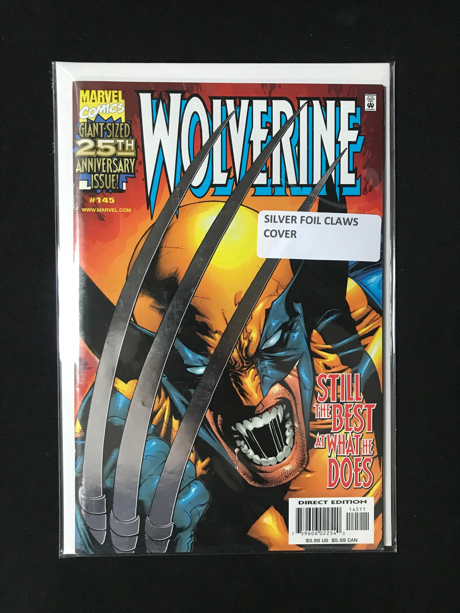 WOLVERINE #145 25TH ANNIVERSARY GIANT SIZED EDITION (MARVEL COMICS) (1 of 1)