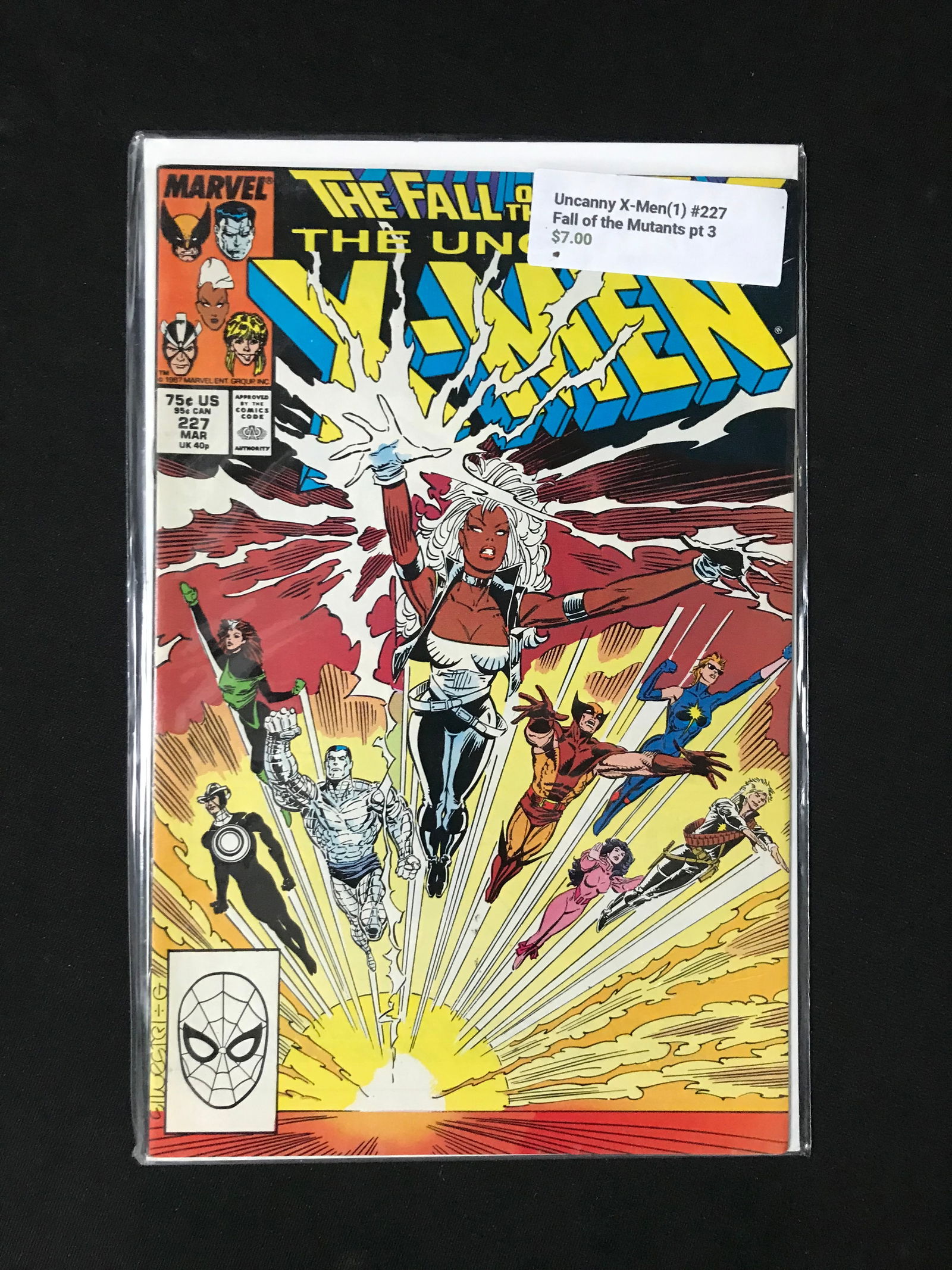 THE UNCANNY X-MEN #227 (MARVEL COMICS): Prices are in Canadian dollars