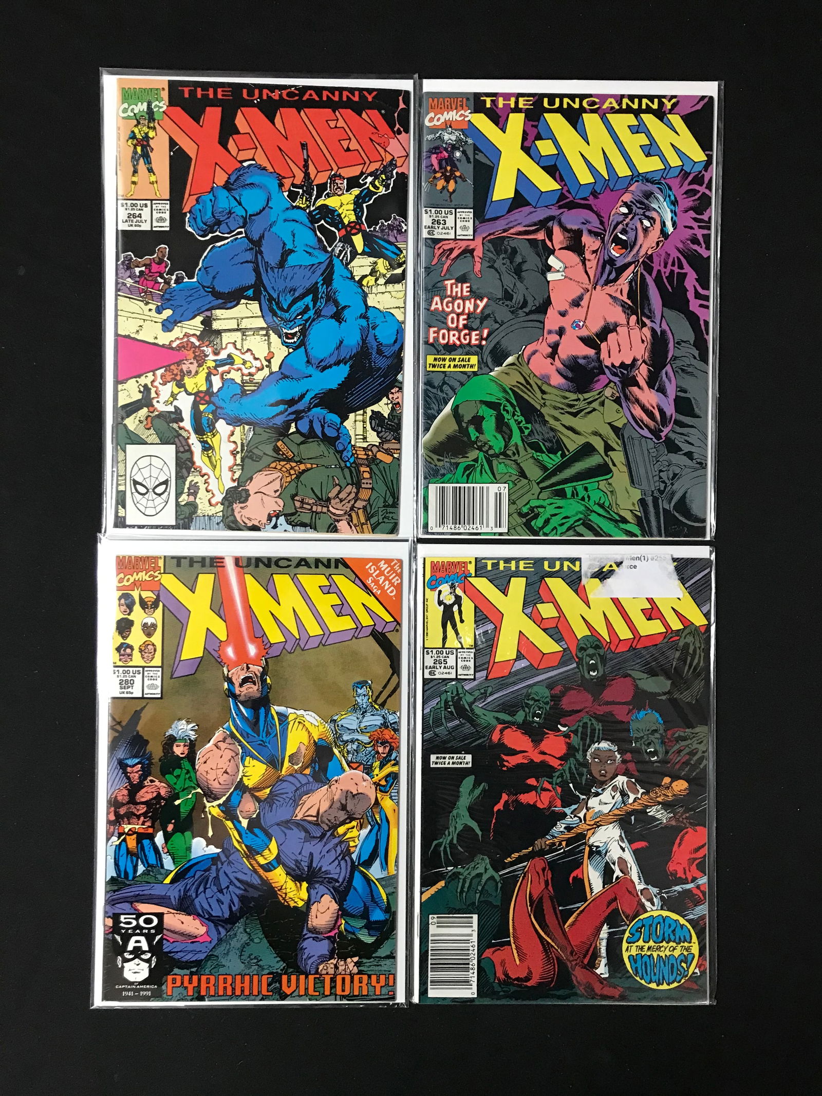 LOT OF 4 XMEN COMICS (MARVEL COMICS) (1 of 1)