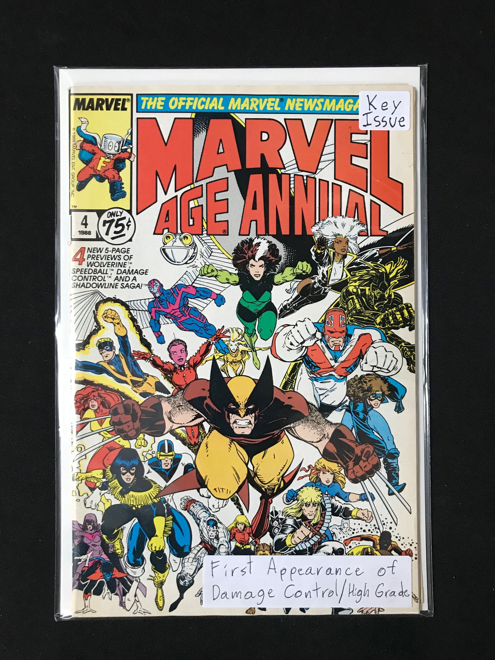 MARVEL AGE ANNUAL #4 FIRST APPEARANCE OF DAMAGE CONTROL - HIGH GRADE (MARVEL COMICS) (1 of 1)