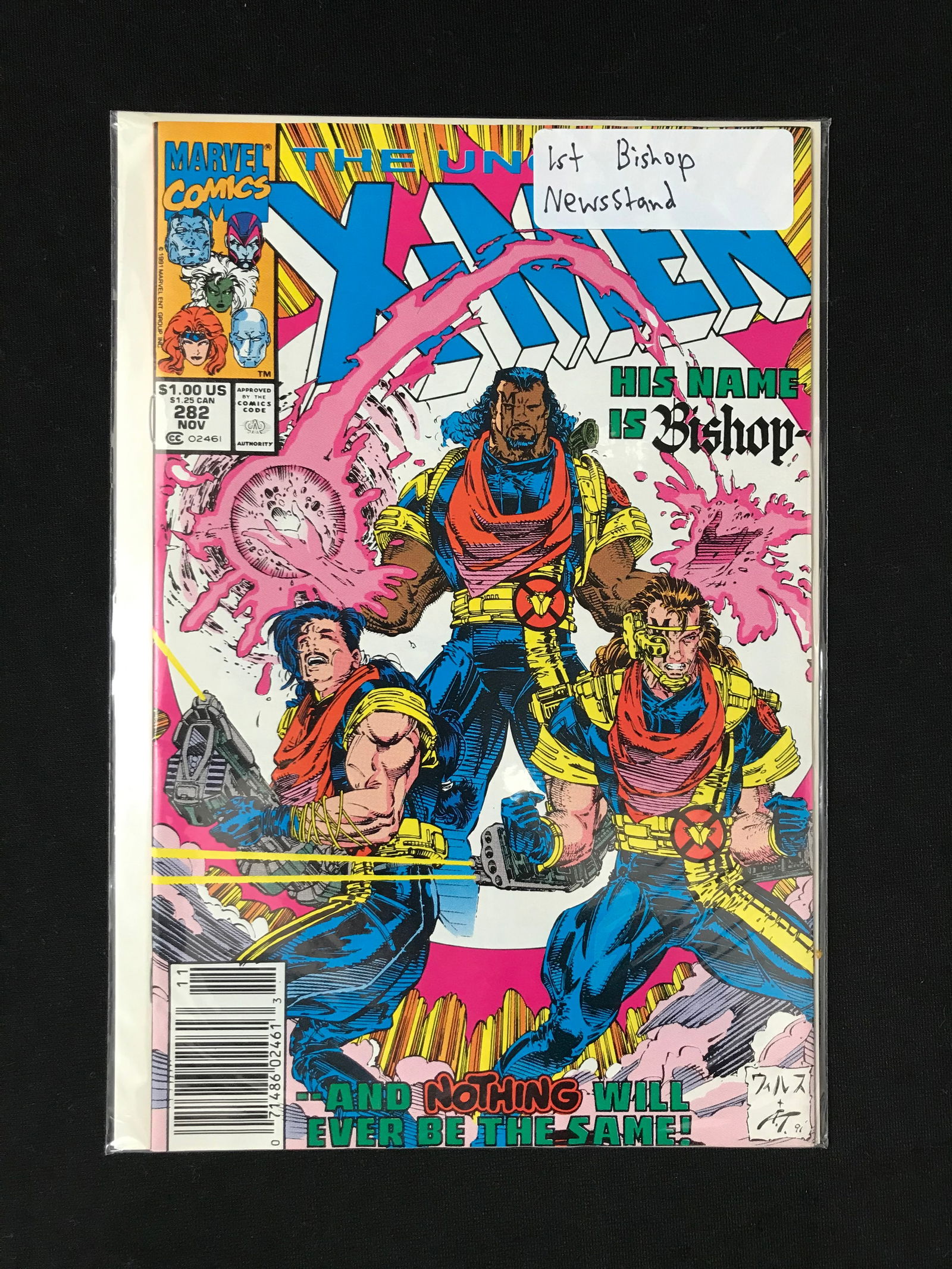 XMEN #292 FIRST APPEARANCE BISHOP - NEWSTAND EDITION (MARVEL COMICS): Prices are in Canadian dollars