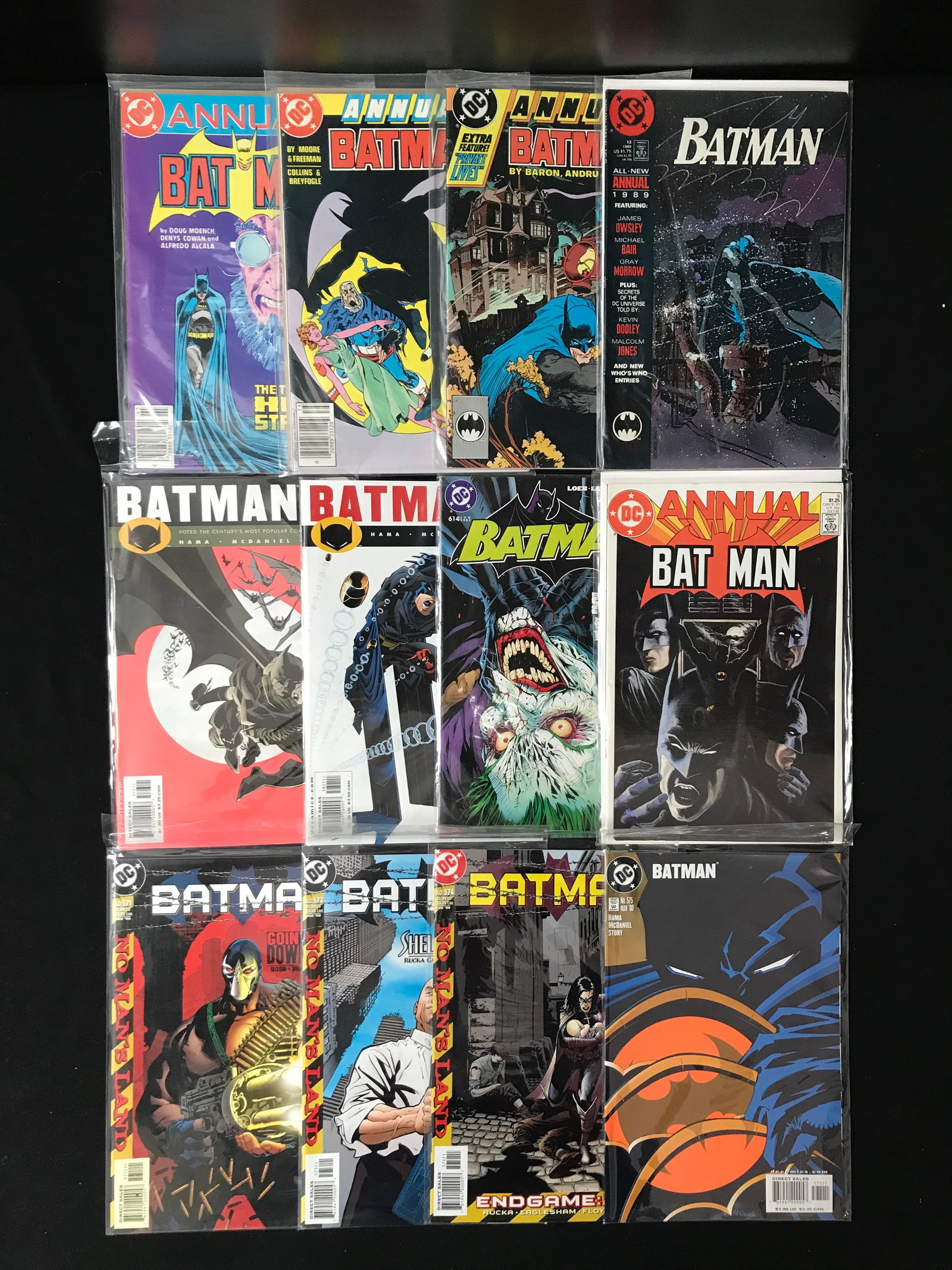 LOT OF 12 BATMAN COMICS (DC COMICS): Prices are in Canadian dollars
