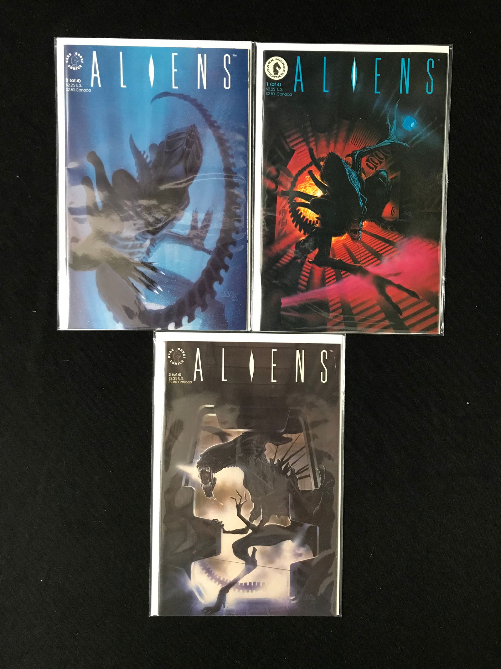 ALIENS SERIES NO. 1, 2 & 3 of 4 (DARK HORSE COMICS) (1 of 1)