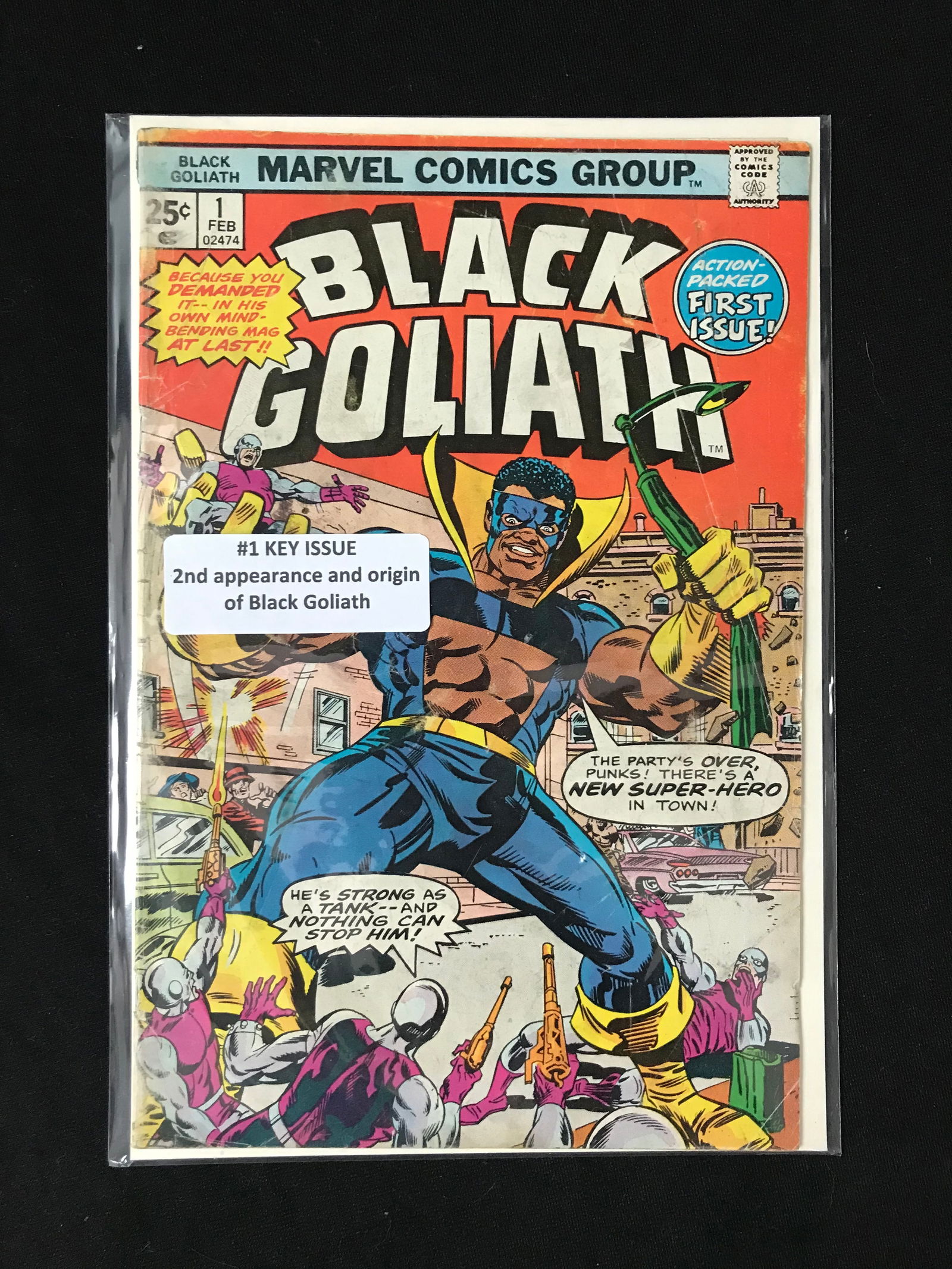BLACK GOLIATH #1 (MARVEL COMICS) (1 of 1)