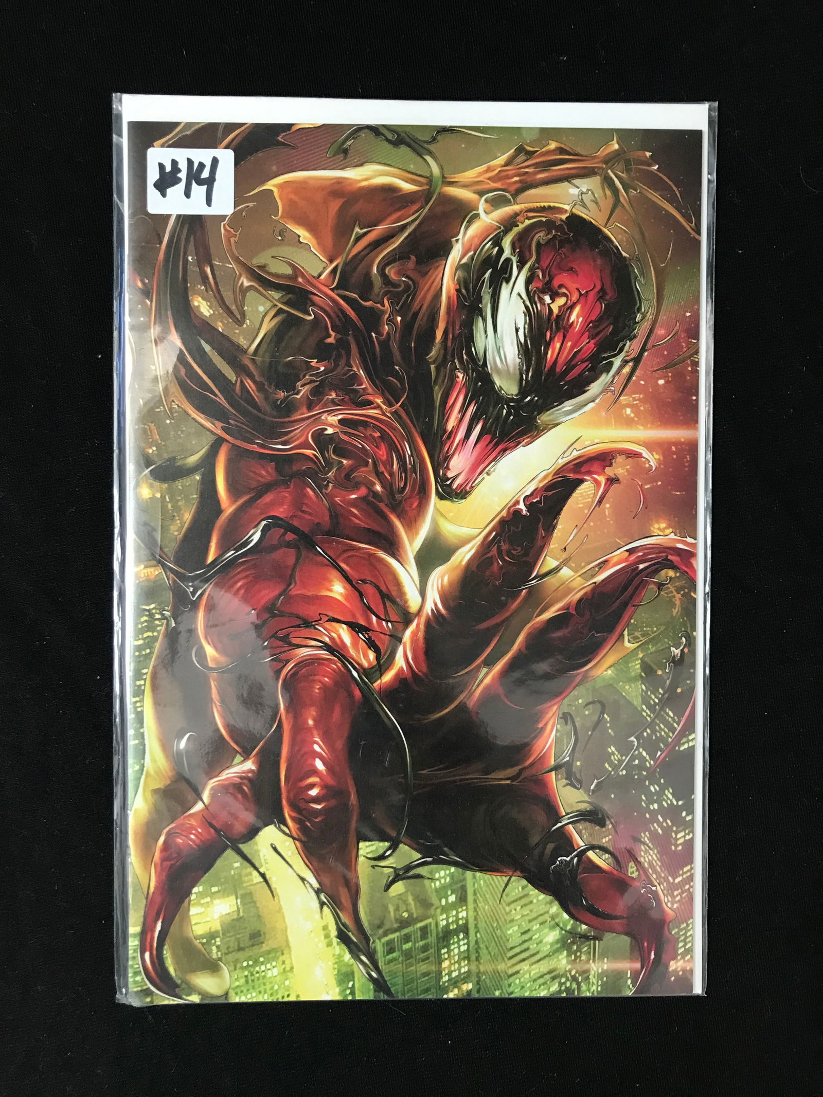 MARVEL COMICS CARNAGE NO.14 VIRGIN VARIANT COVER (1 of 1)