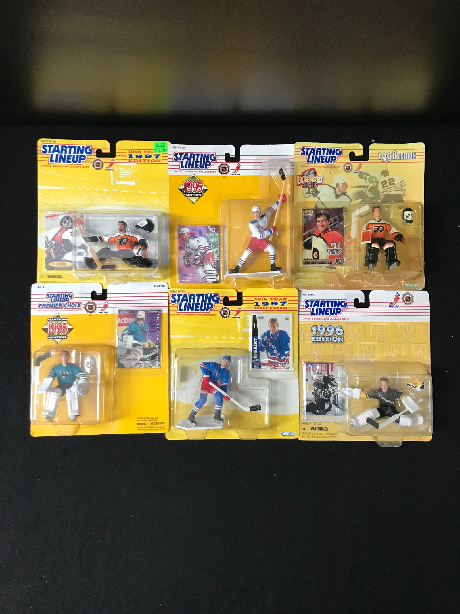 LOT OF 6 UNOPENED STARTING LINEUP 1995-1998 EDITION (1 of 1)