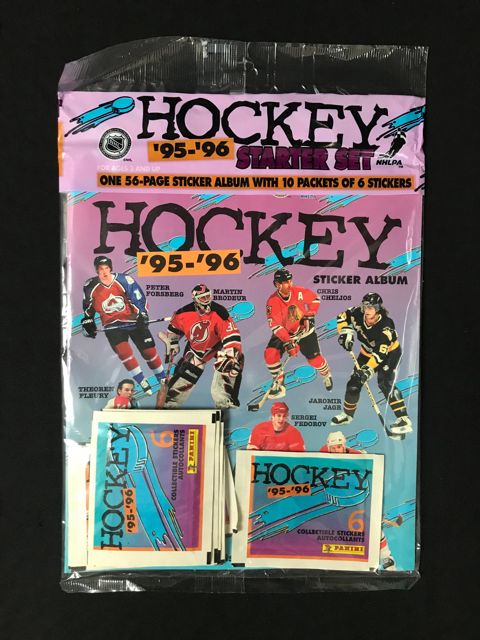 SEALED 1995*96 O PEE CHEE STICKER ALBUM STARTER KIT: Prices are in Canadian dollars