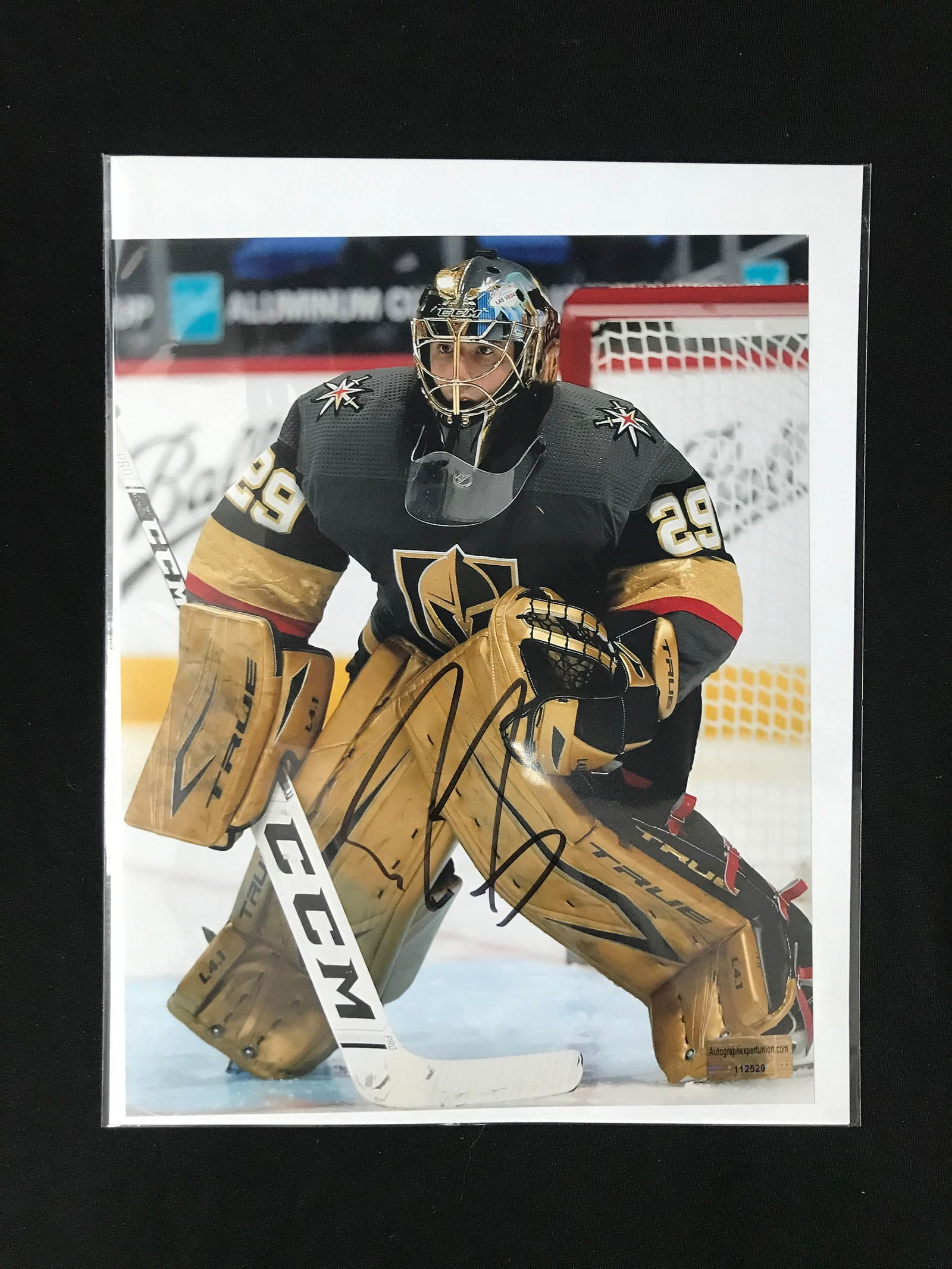 MARC ANDRE FLEURY SIGNED 8 X 10 ( AUTOGRAPH EXPERTS COA) (1 of 2)