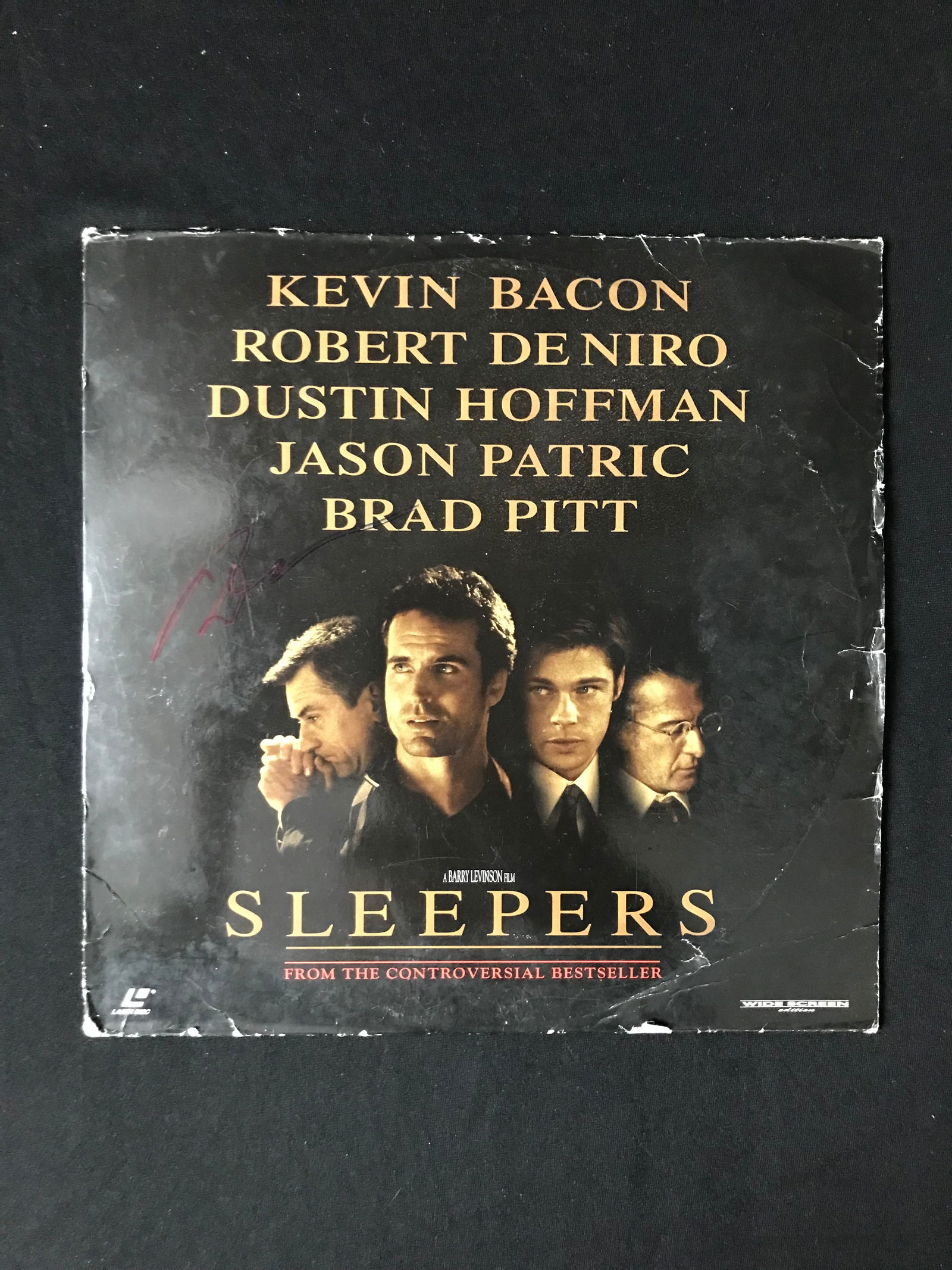 DUSTIN HOFFMAN SIGNED SLEEPERS LASER DISC (PREMIER COA): Prices are in Canadian dollars