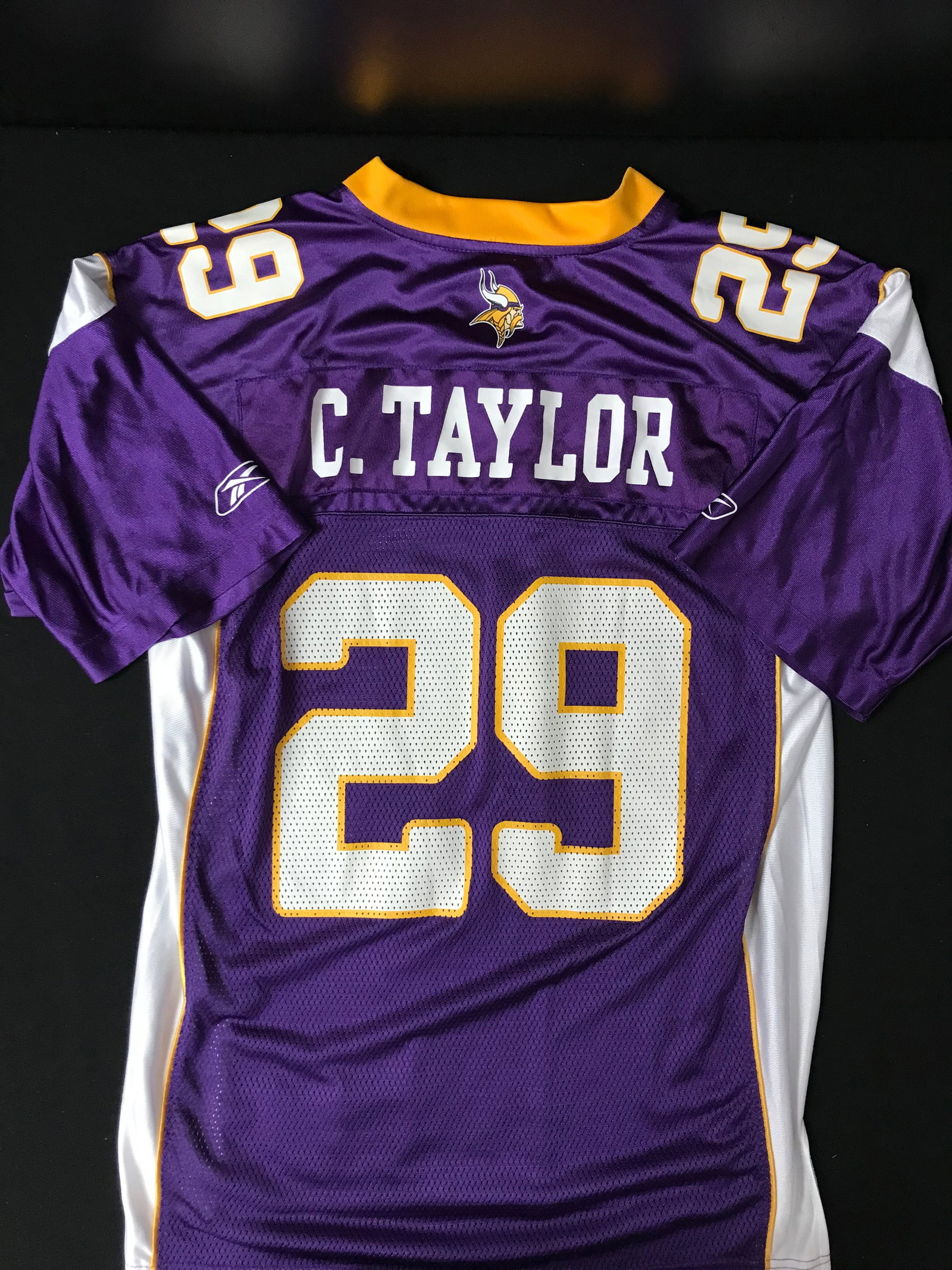 CHESTER TAYLOR MINNESOTA VIKINGS ON FIELD JERSEY: Prices are in Canadian dollars