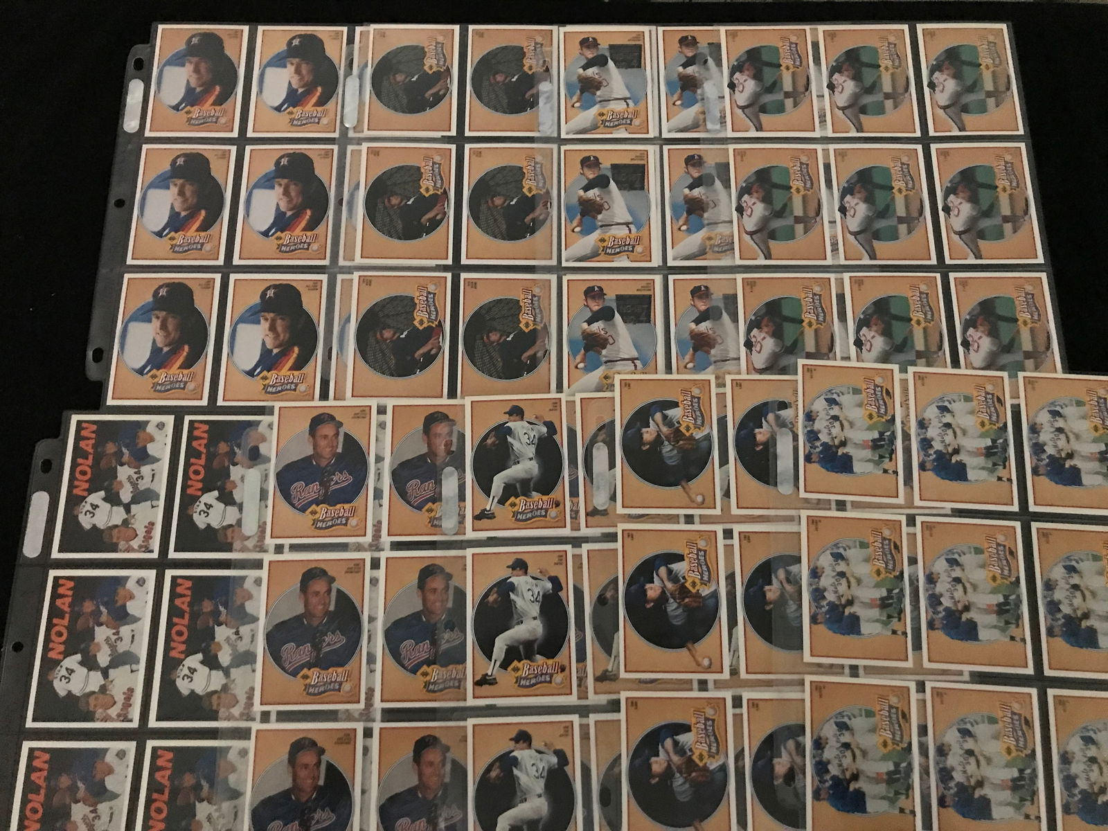 LARGE NOLAN RYAN BASEBALL CARD LOT (1 of 1)