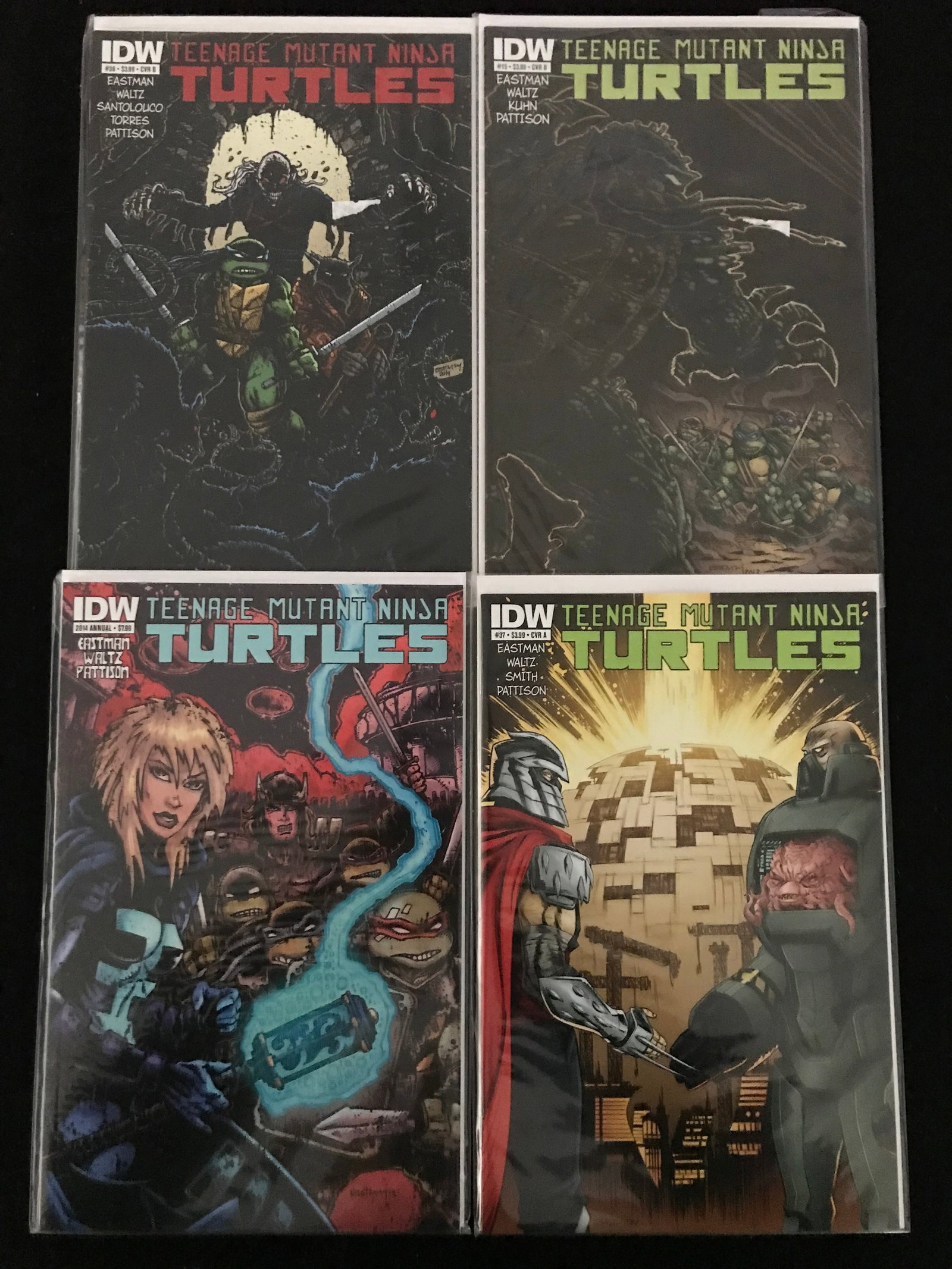 LOT OF 4 TEENAGE MUTANT NINJA TURTLES COMICS (IDW COMICS): Prices are in Canadian dollars