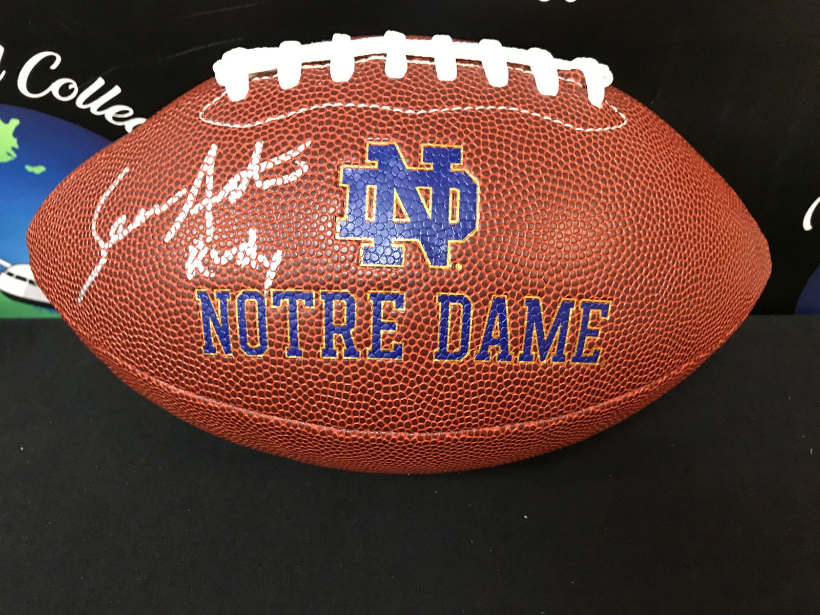 SEAN ASTIN SIGNED NOTRE DAME FOOTBALL INSCRIBED "RUDY" WWOC COA (1 of 2)