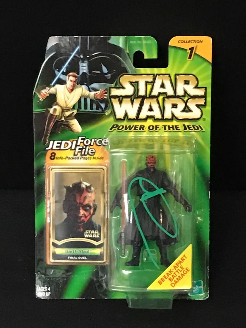 RAY PARK SIGNED STAR WARS DARTH MAUL ACTION FIGURE (WWOC COA) (1 of 2)
