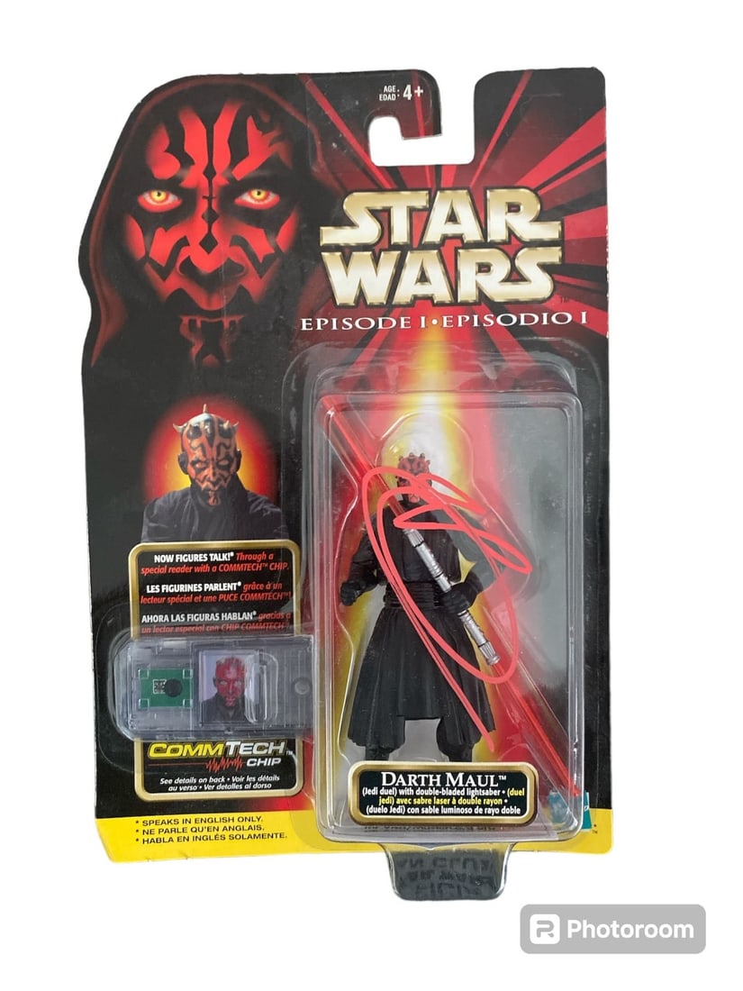RAY PARK SIGNED STAR WARS DARTH MAUL ACTION FIGURE (WWOC COA) (1 of 2)