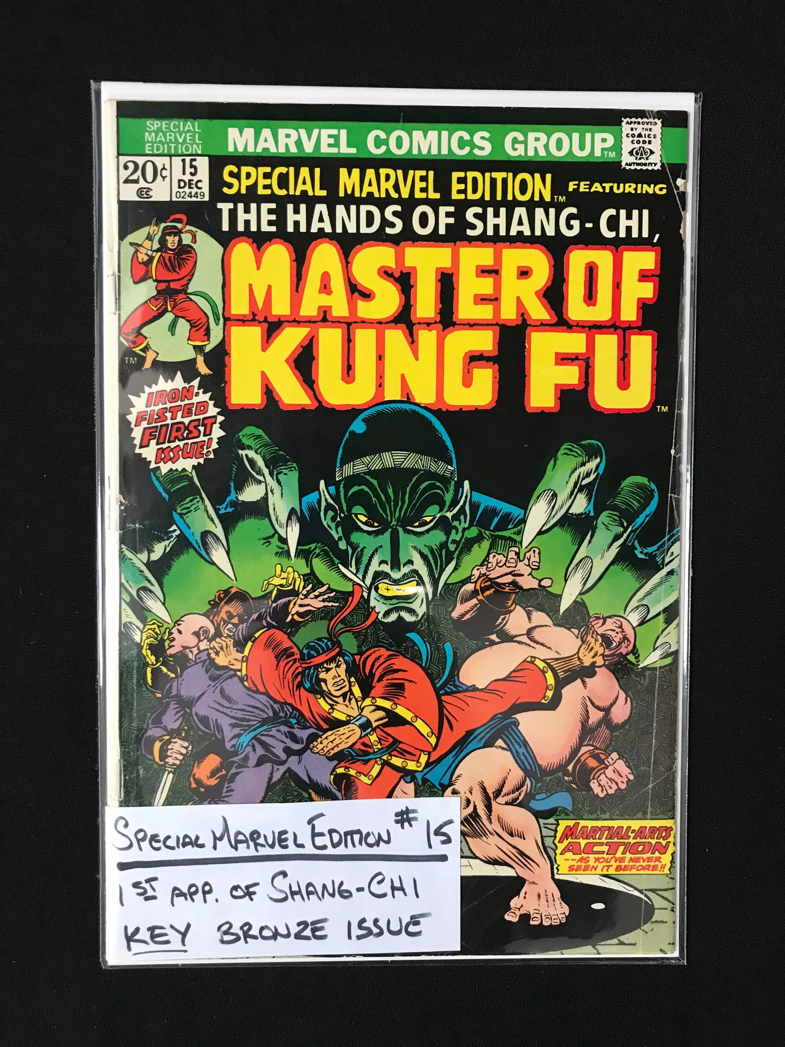MARVEL COMICS MASTER OF KUNG FU NO.15 (1ST. APP SHANG CHI) (1 of 1)