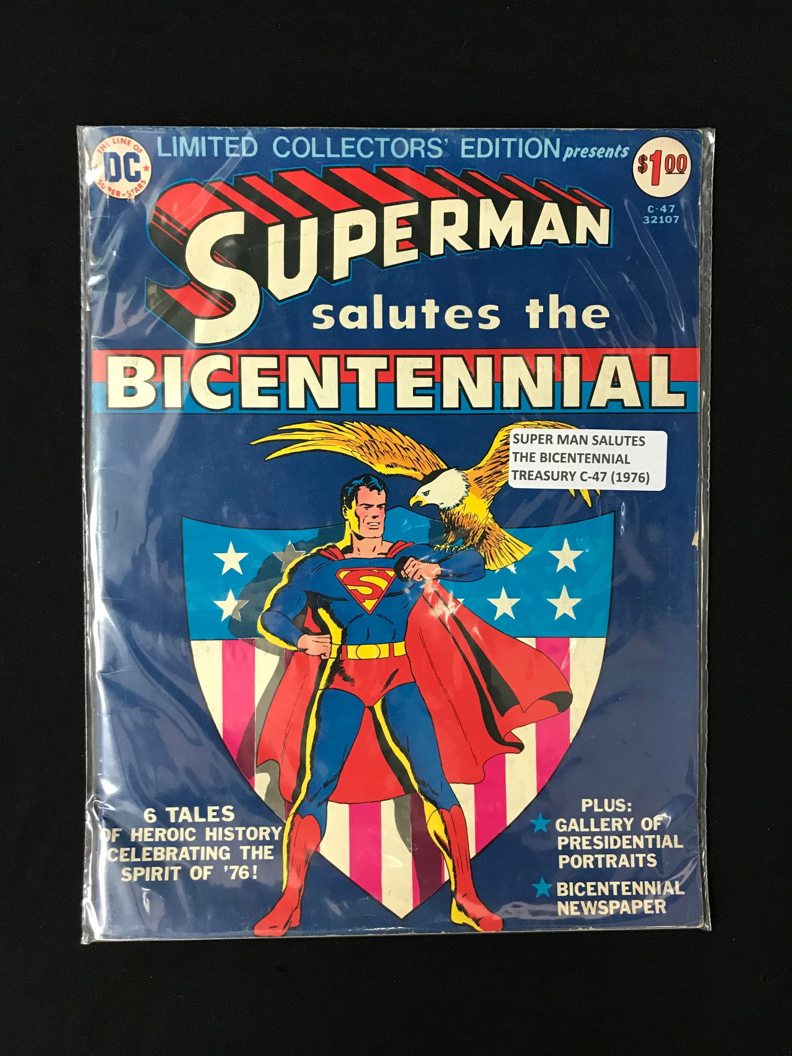 DC COMICS TREASURY NO.47 SUPERMAN SALUTES THED BICENTENNIAL TREASURY (1 of 1)