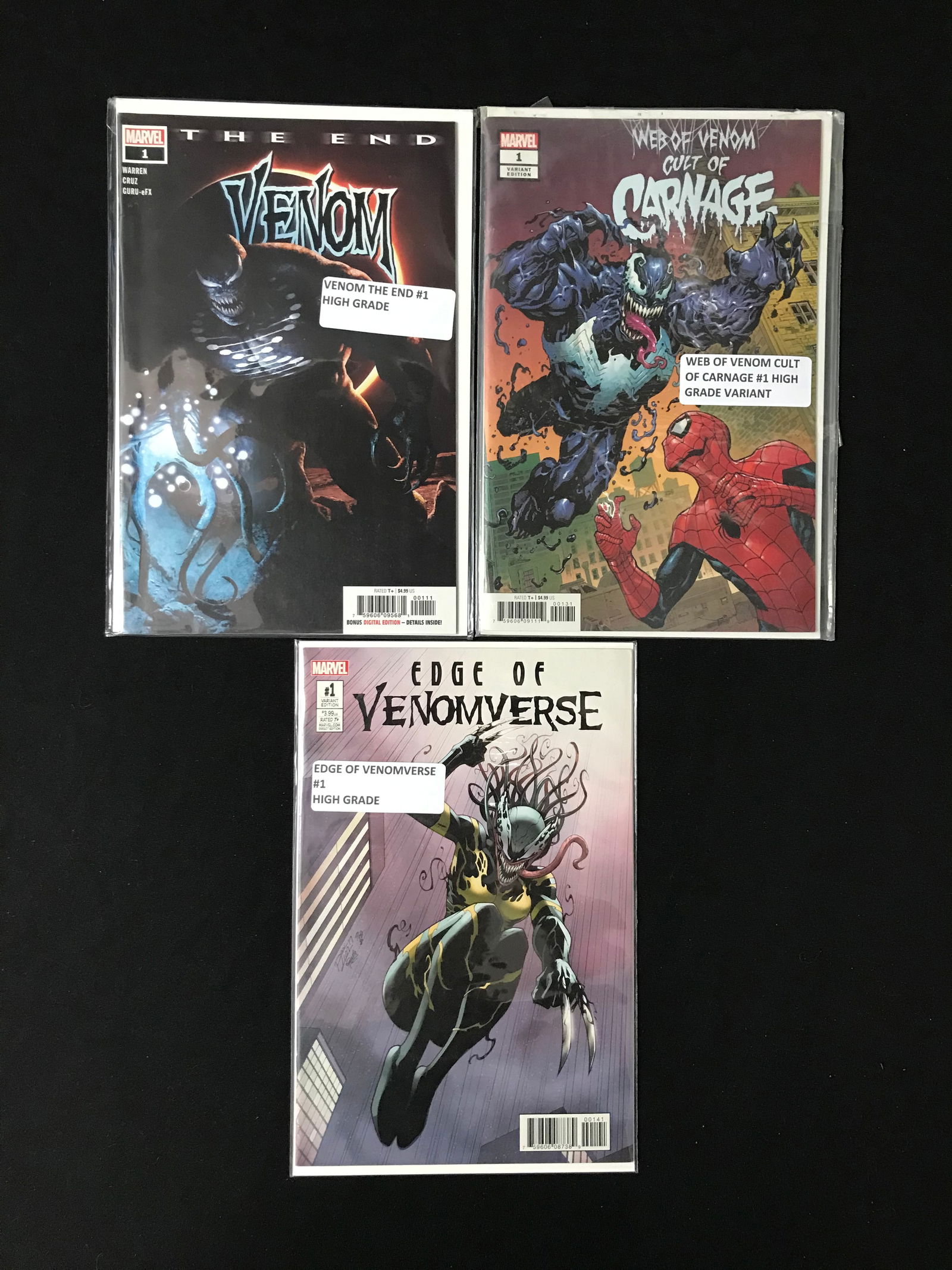 MARVEL COMICS VENOM COMIC BOOK LOT (1 of 1)