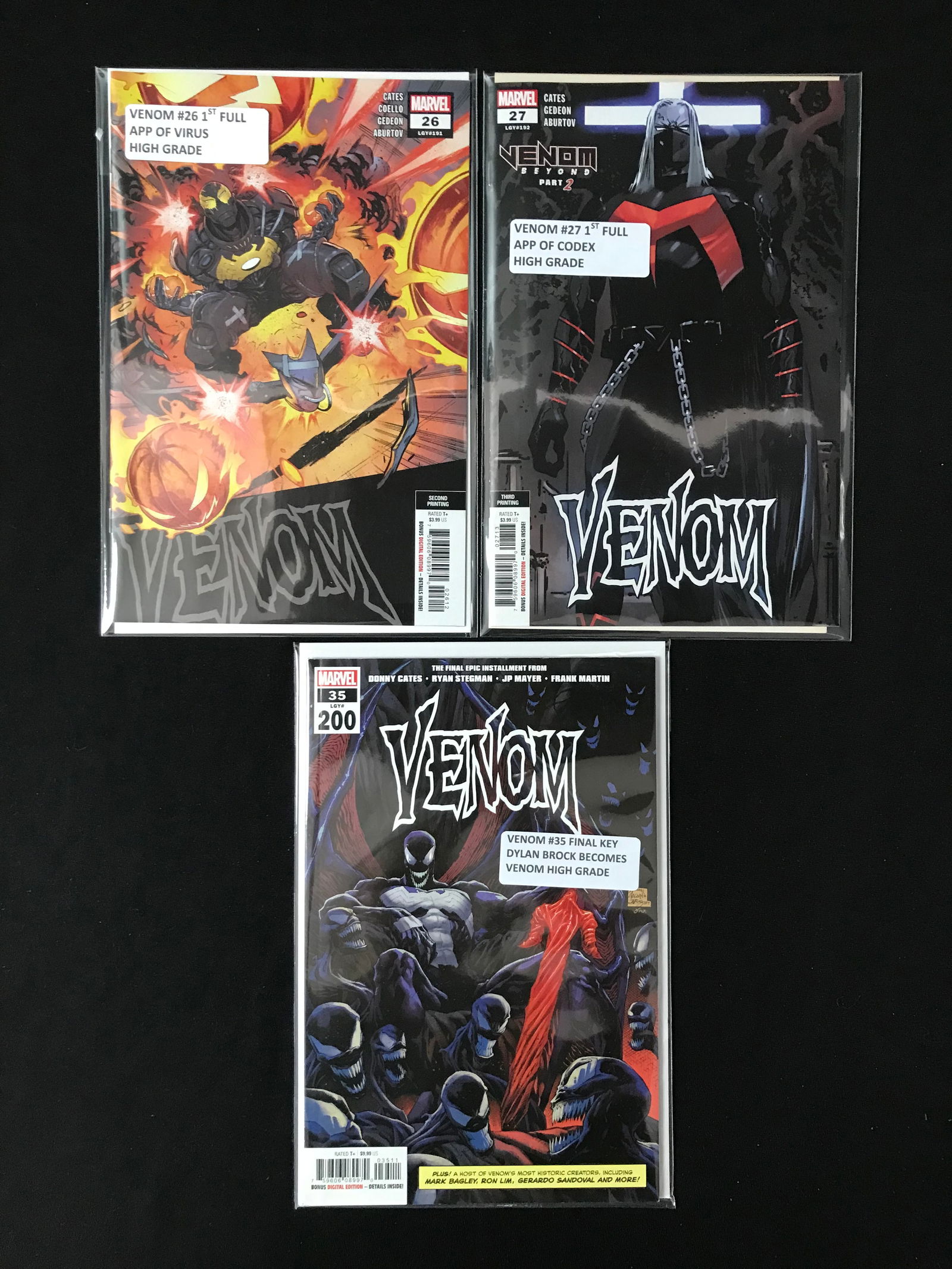 MARVEL COMICS VENOM COMIC BOOK LOT (1 of 1)