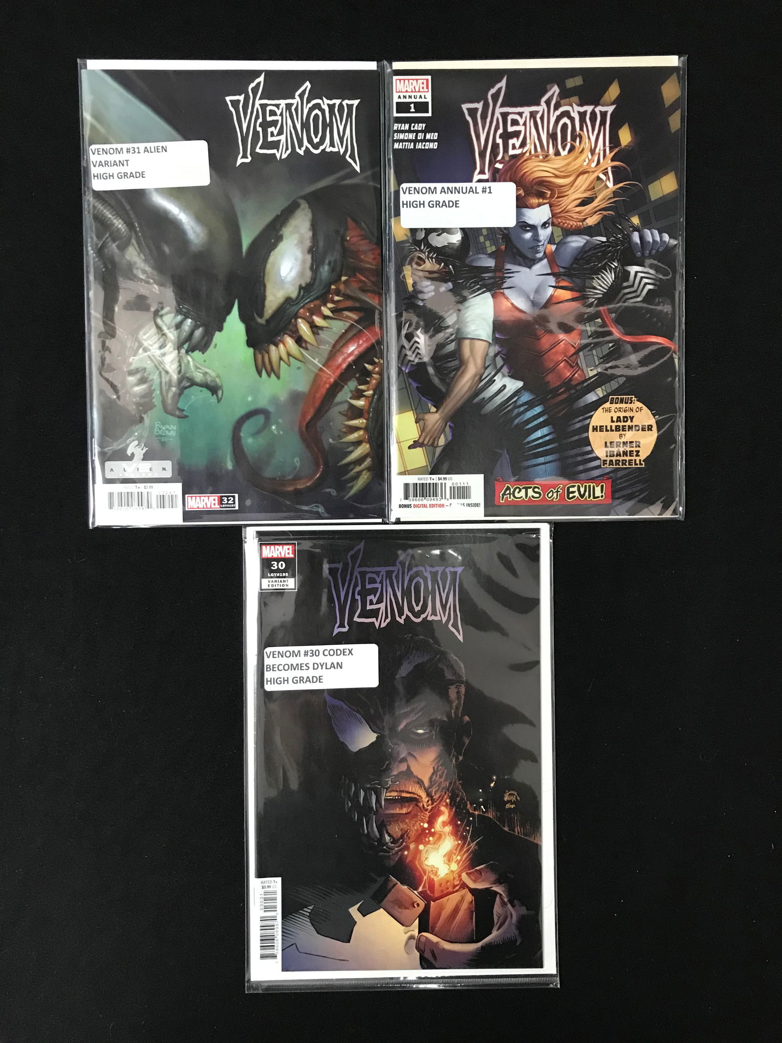 MARVEL COMICS VENOM COMIC BOOK LOT (1 of 1)