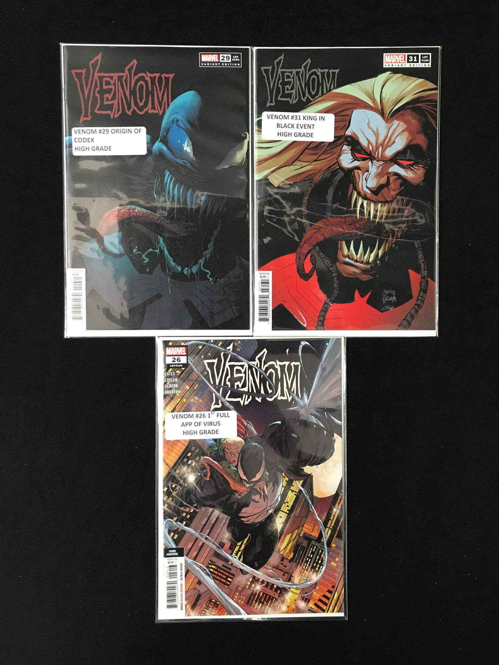 MARVEL COMICS VENOM COMIC BOOK LOT (1 of 1)